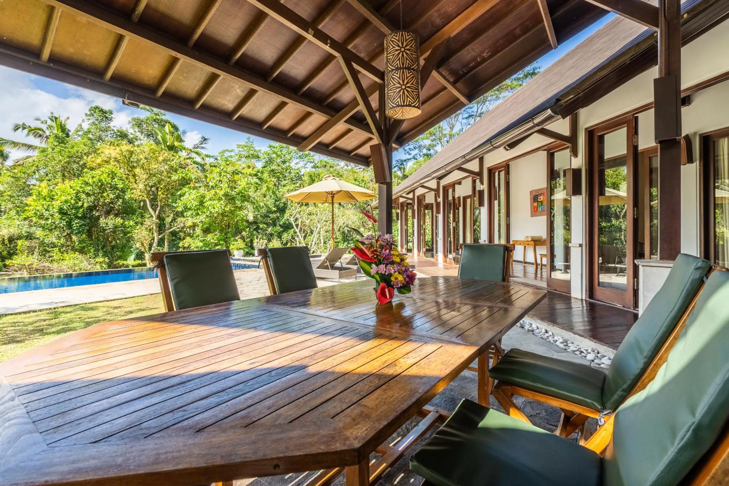 Garden in Tirta Tawar Villa Ubud