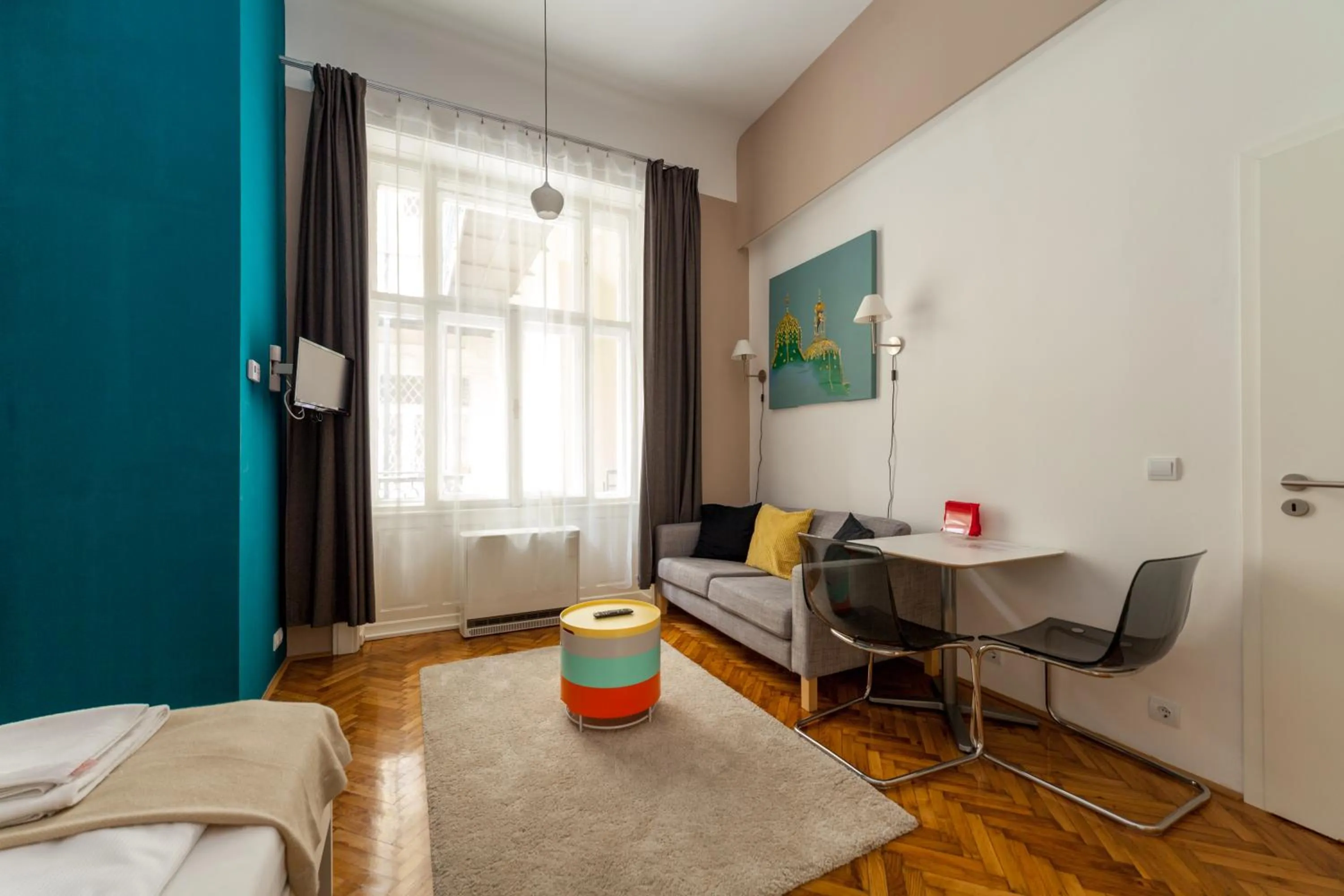 Living room, Bed in Tatra 4 Studios