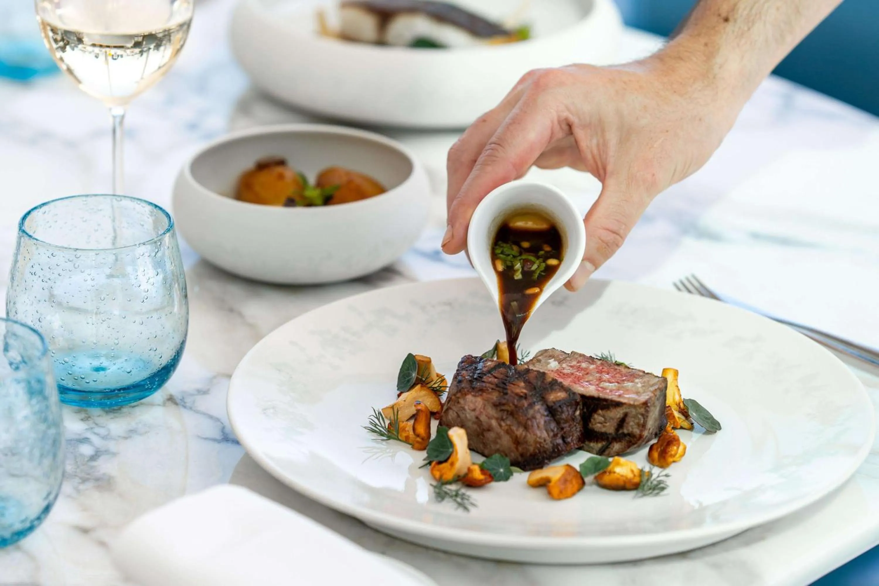 Restaurant/places to eat in The Maybourne Riviera, Maybourne