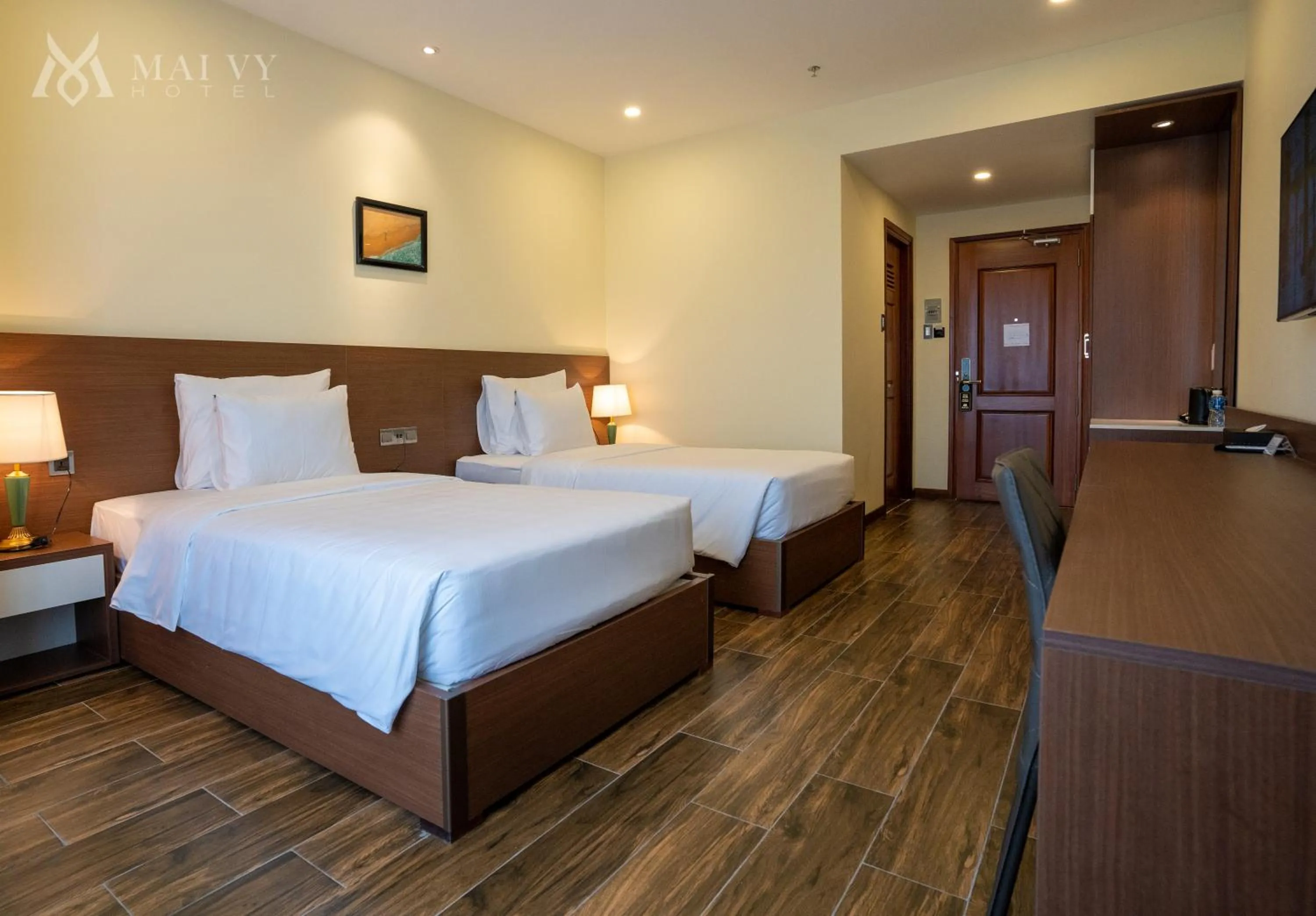Bed in Mai Vy Hotel Tay Ninh