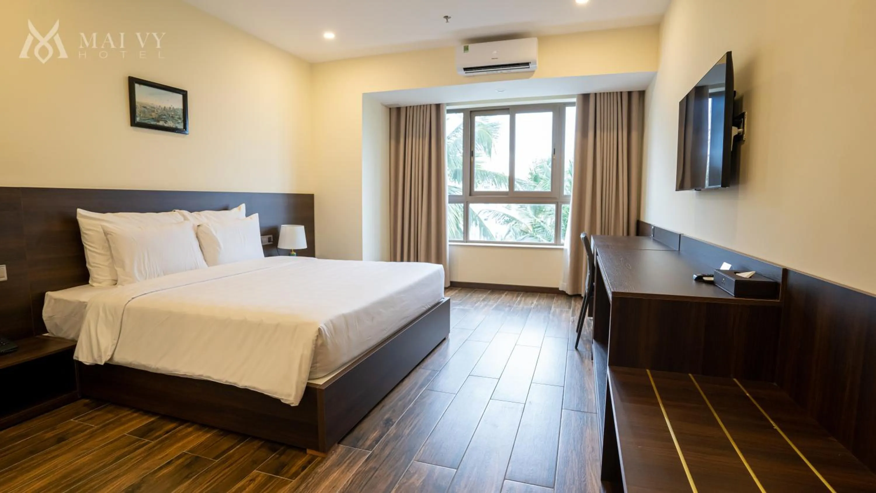 Bed in Mai Vy Hotel Tay Ninh