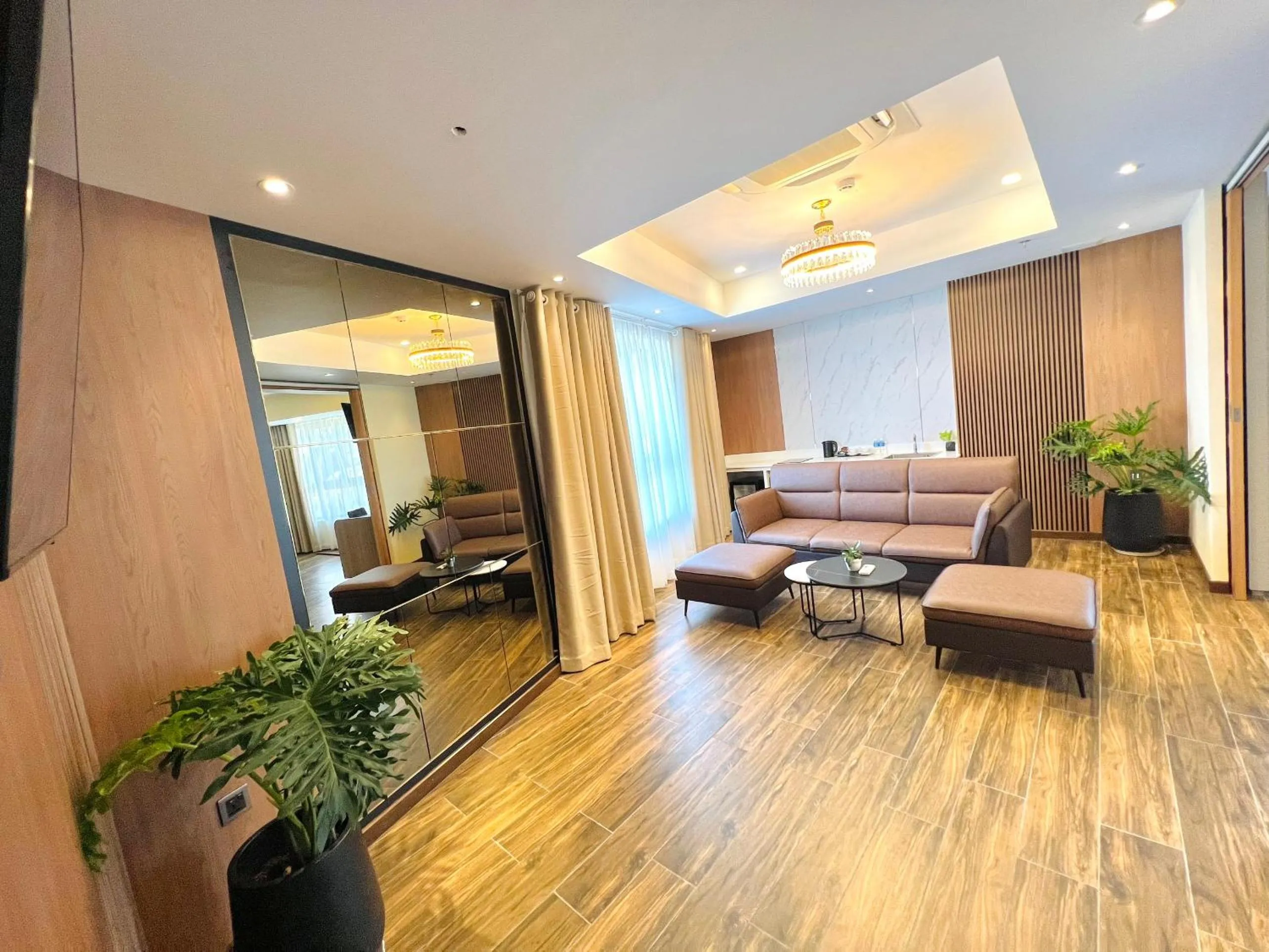 Living room, Bed in Mai Vy Hotel Tay Ninh