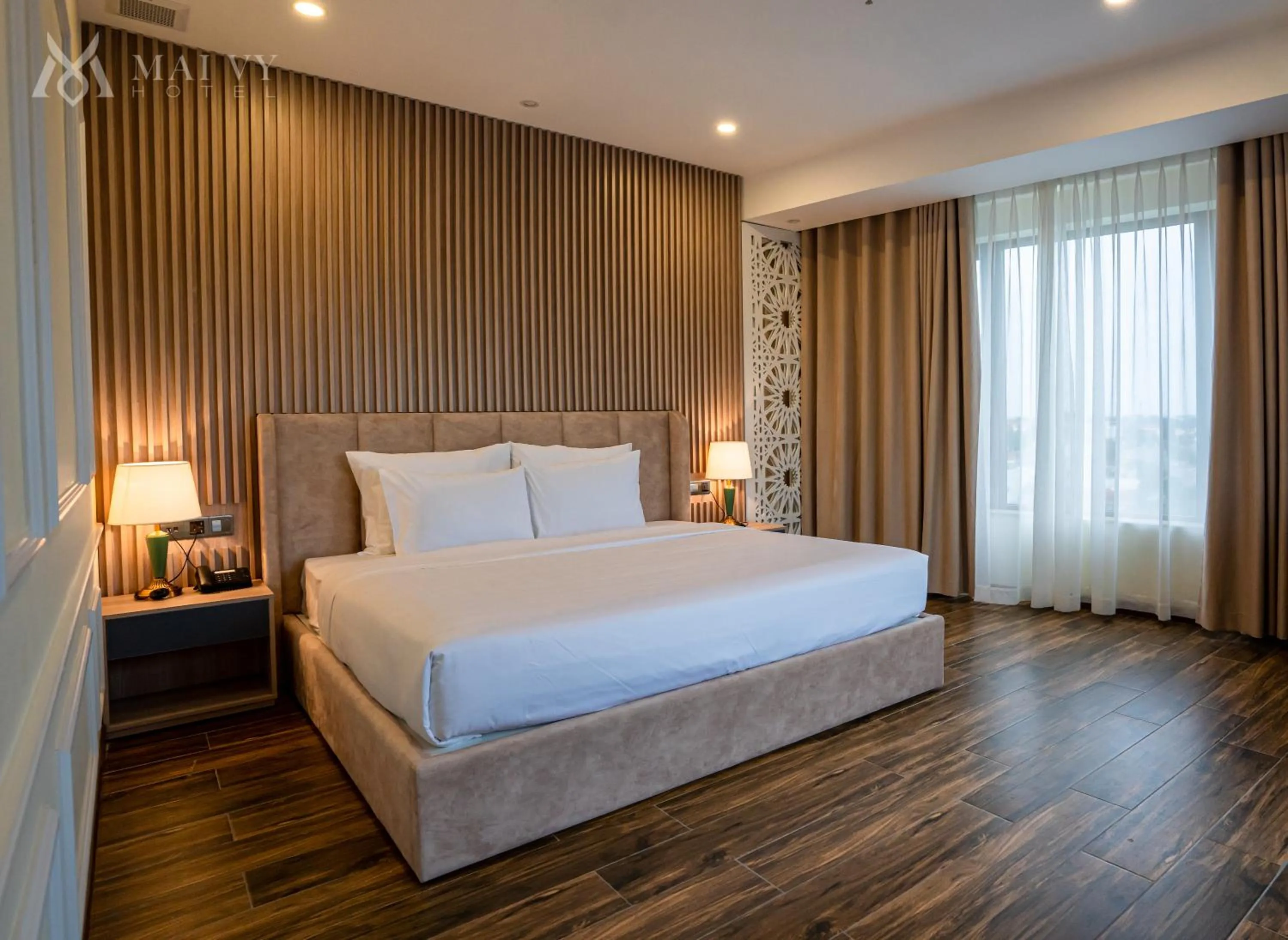 Bed in Mai Vy Hotel Tay Ninh