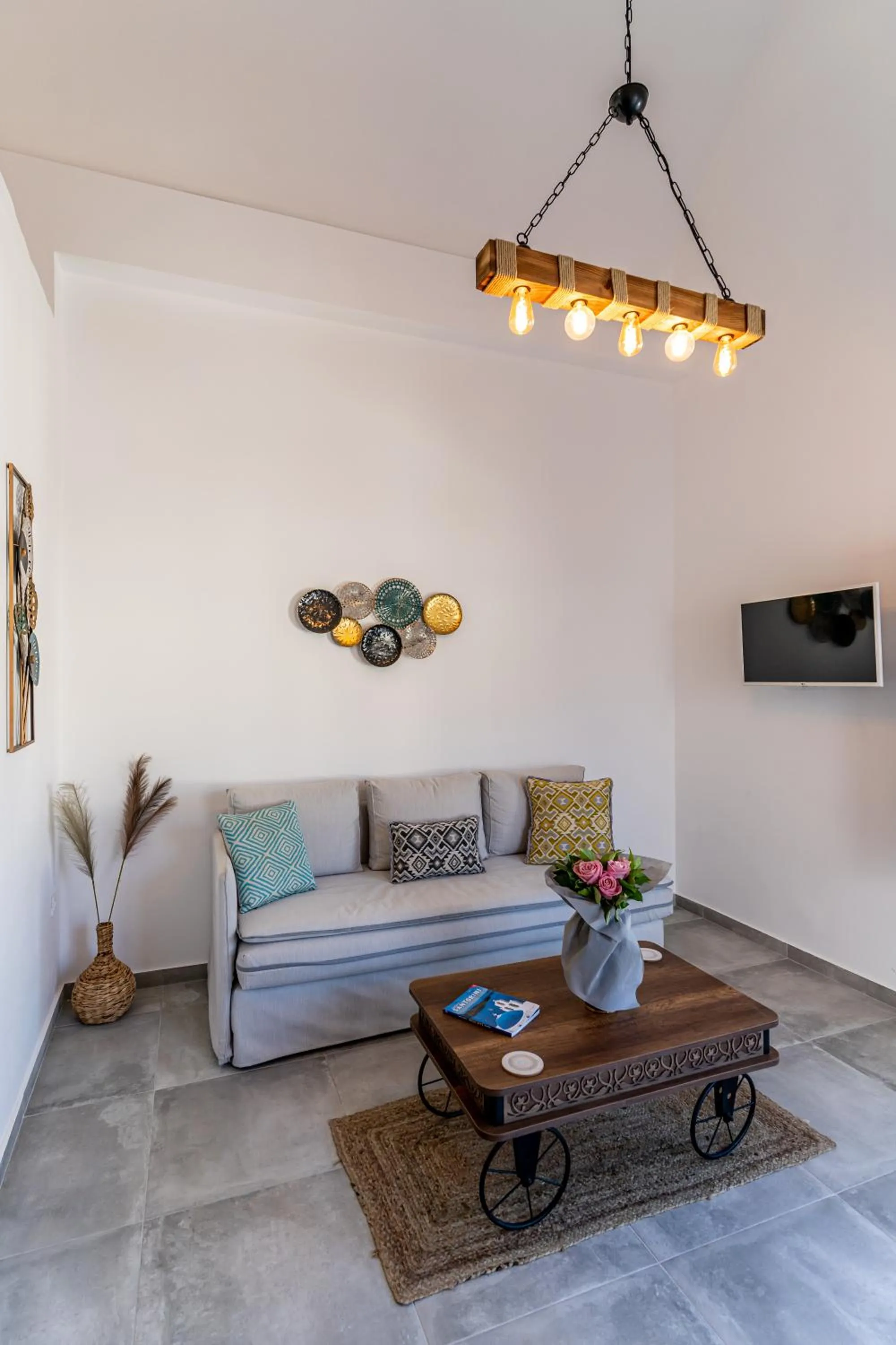 Living room in SantoRossa Luxury Villas