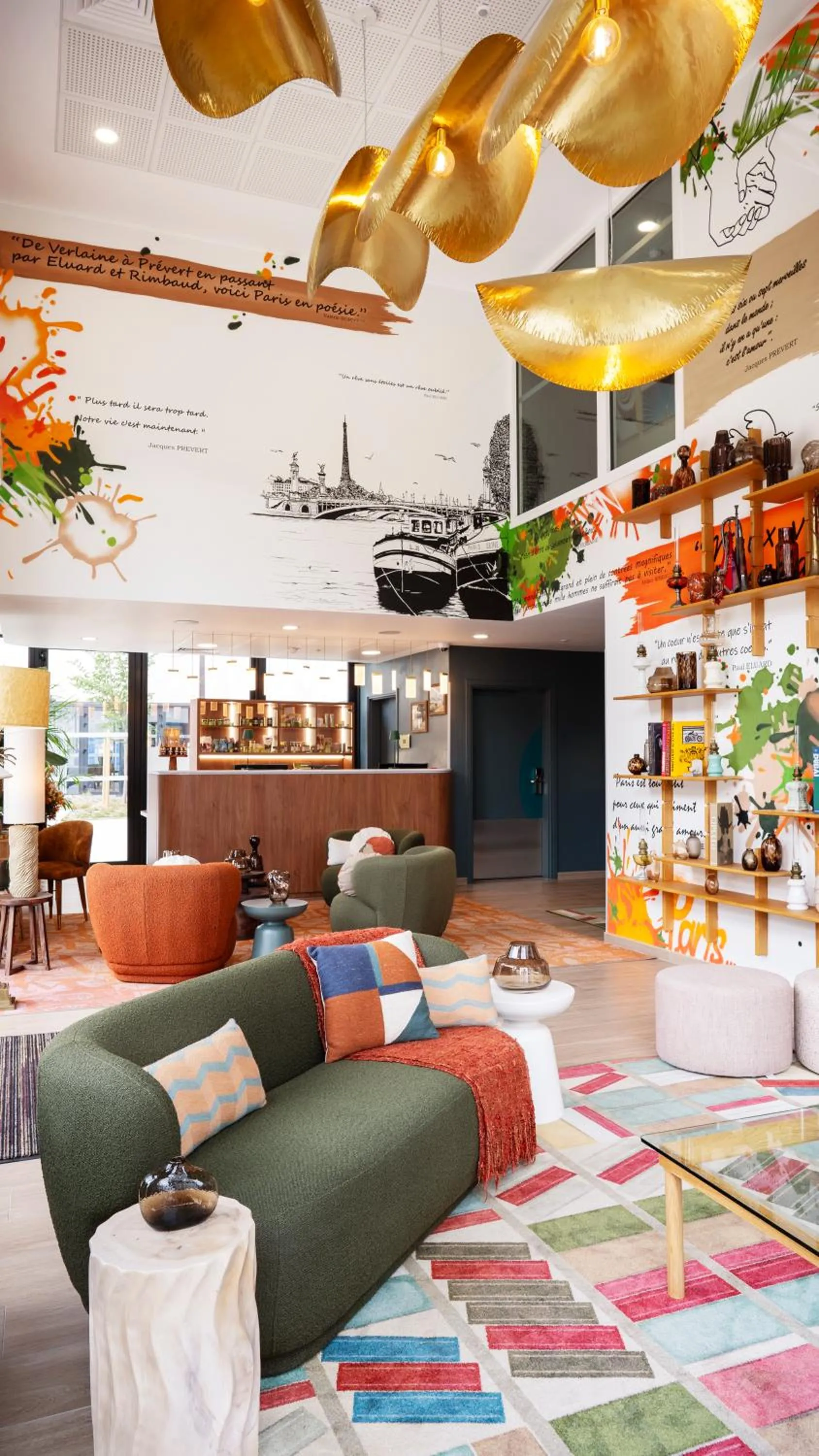 Lobby or reception in Residhome Quai d’Ivry