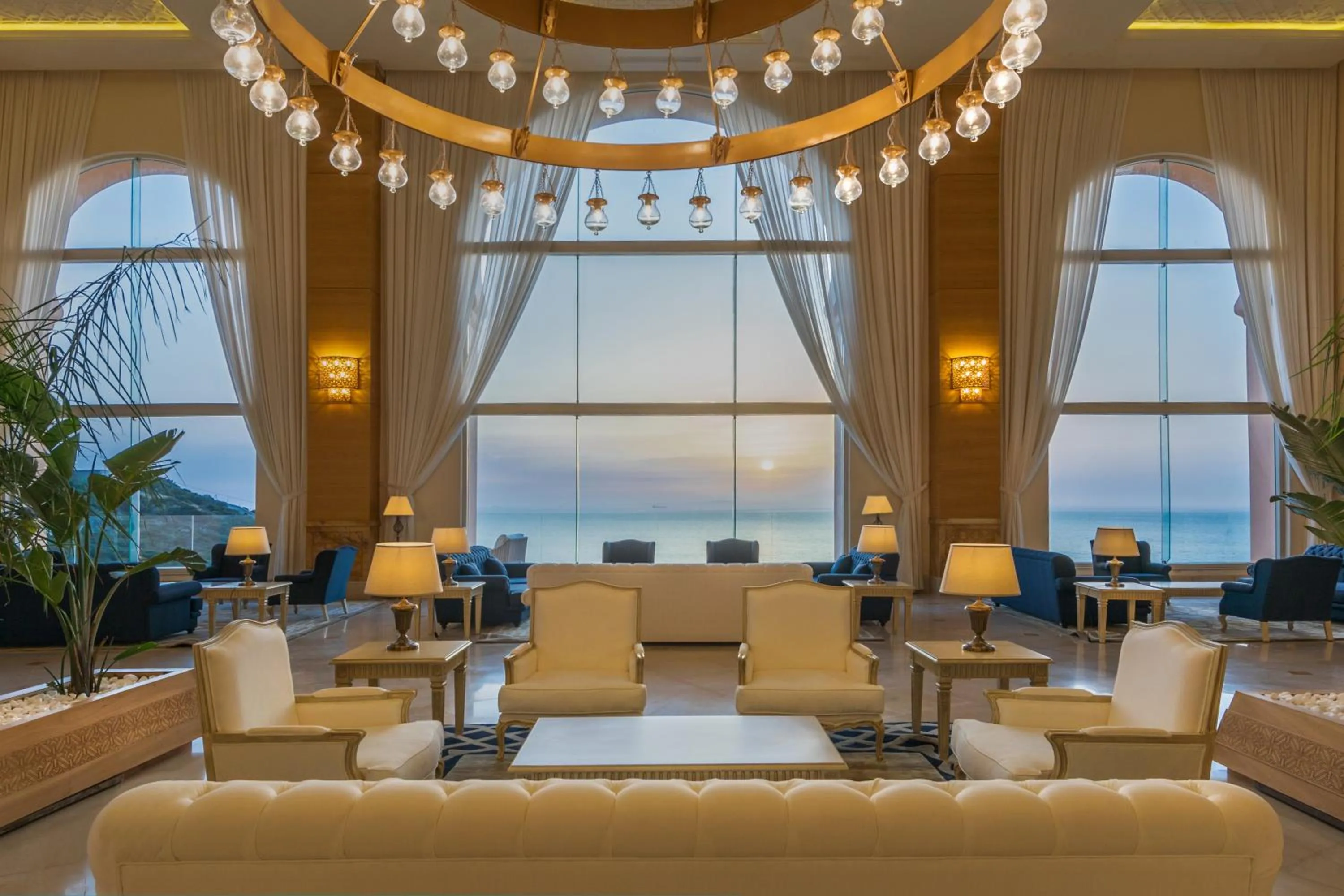 Living room in Royal Tulip Korbous Bay Thalasso & Springs