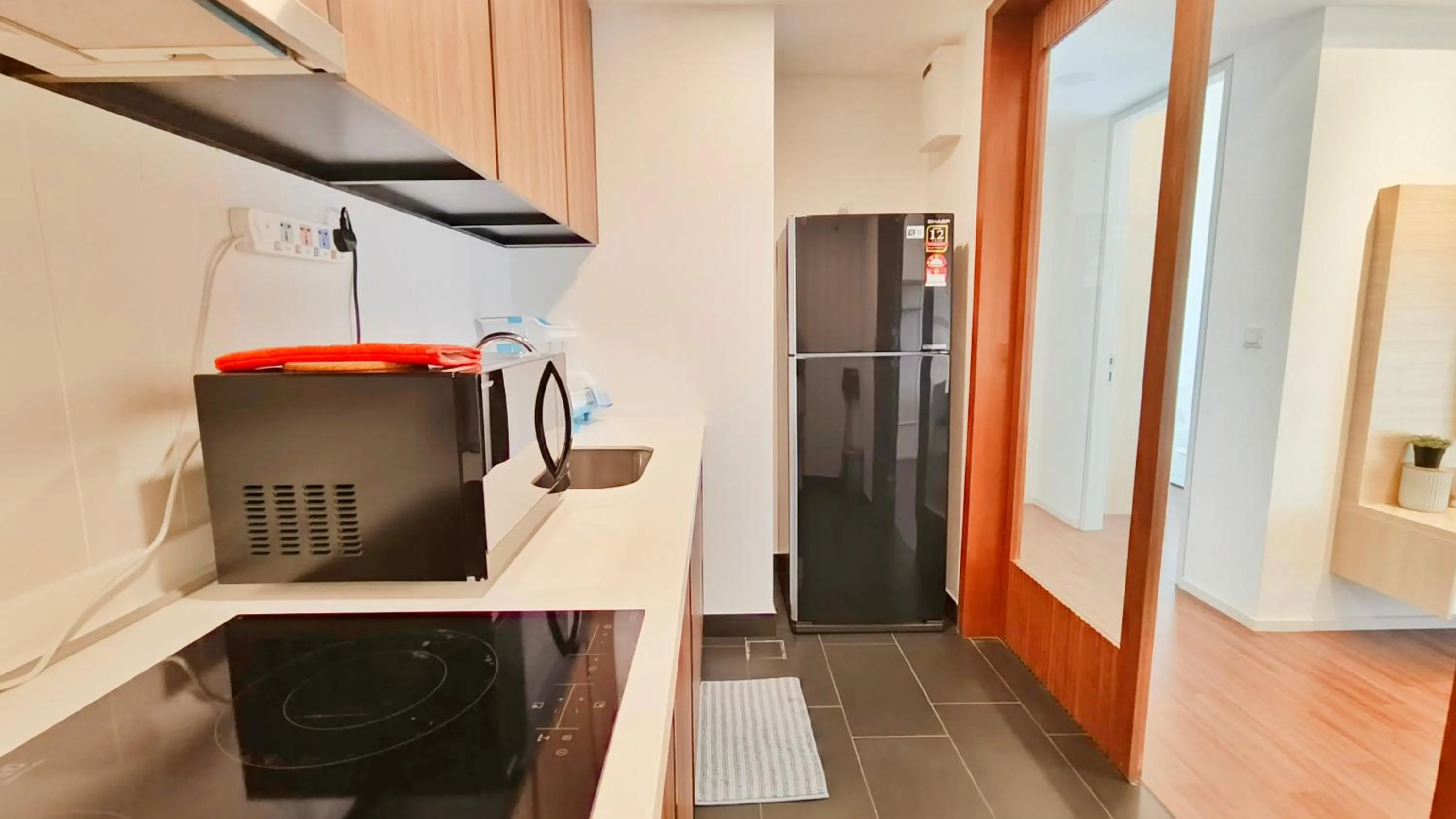 kitchen in UNA Serviced Apartment by manatidur