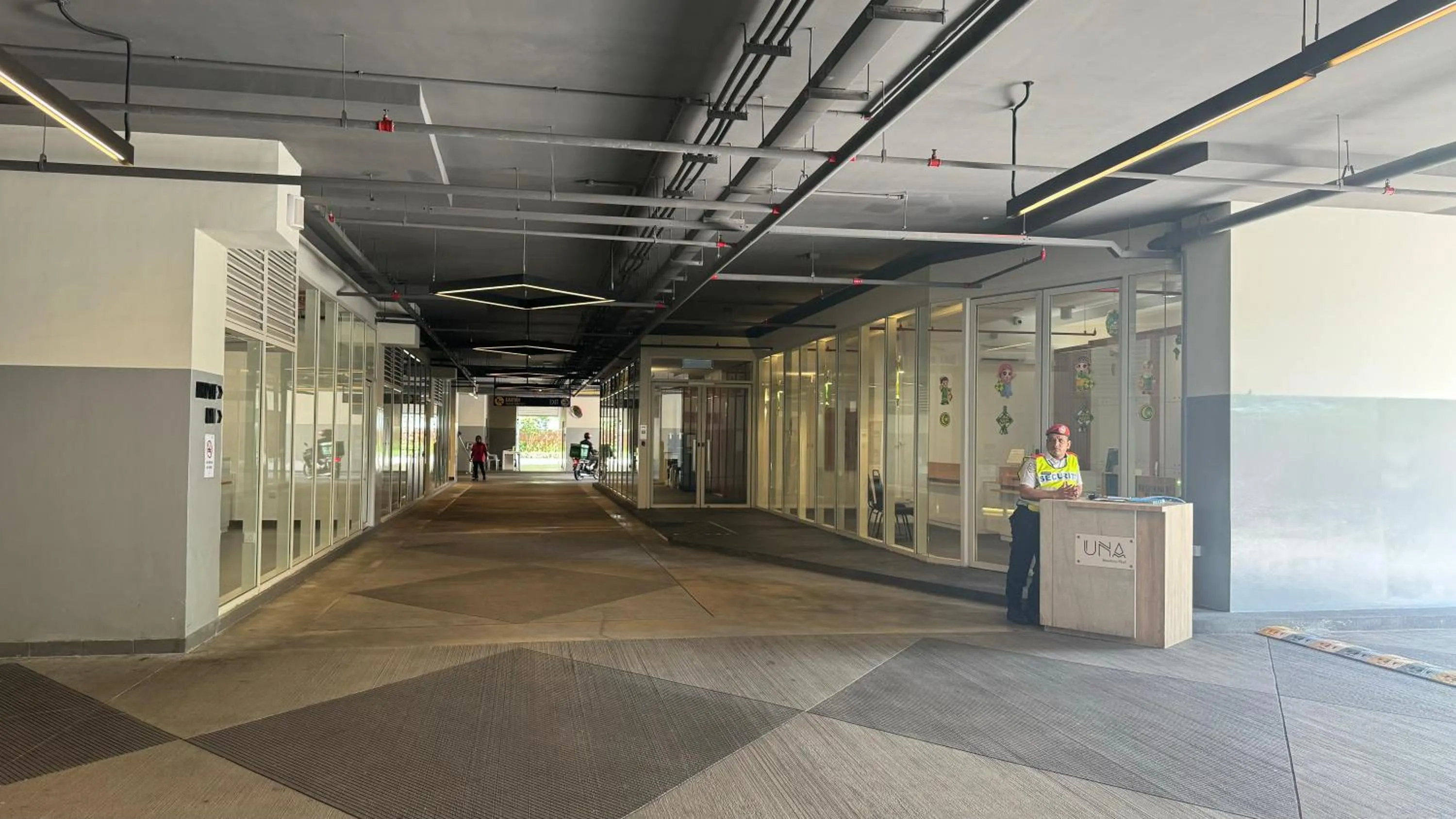 Lobby or reception in UNA Serviced Apartment by manatidur