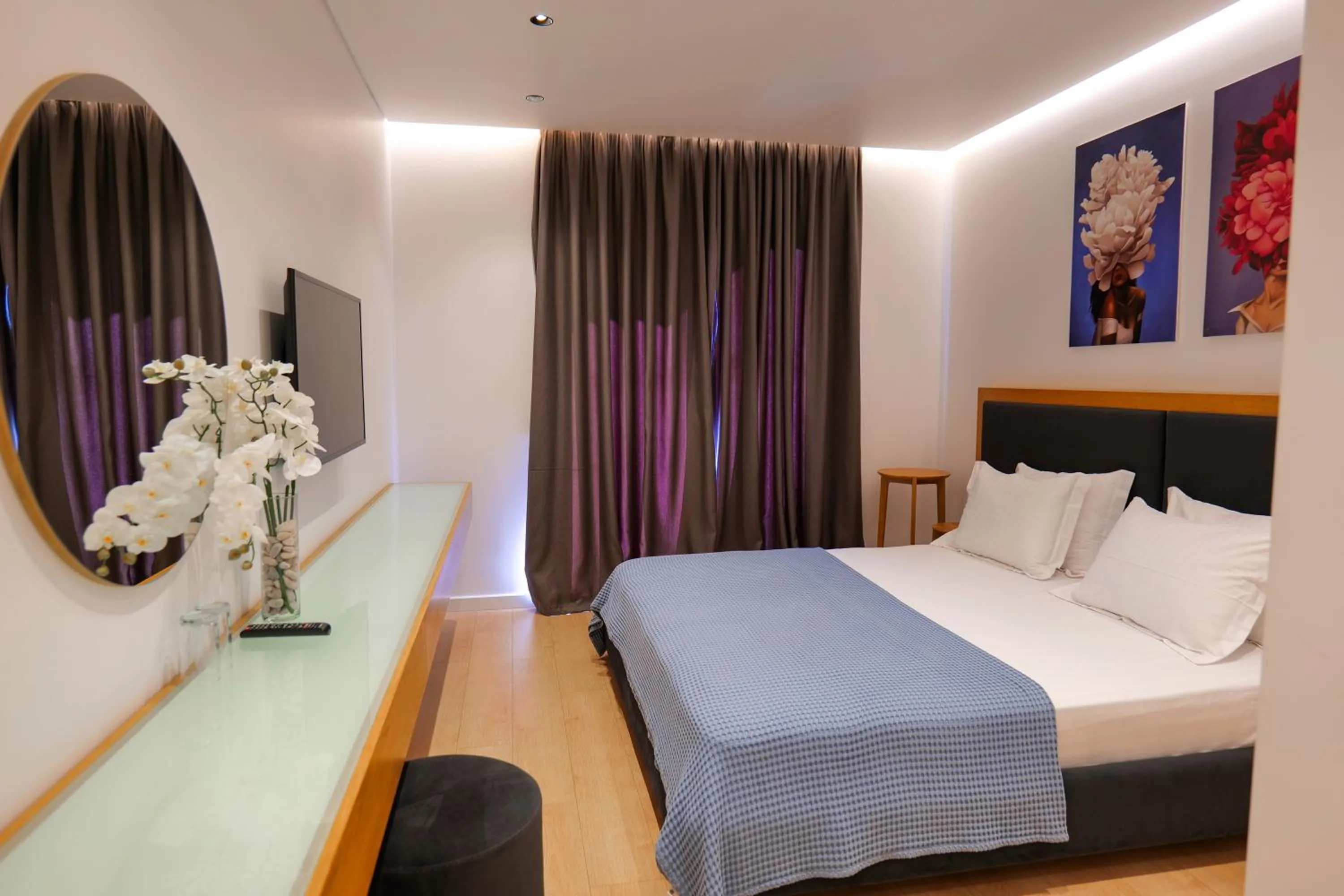 Bedroom, Bed in Hotel Nertili