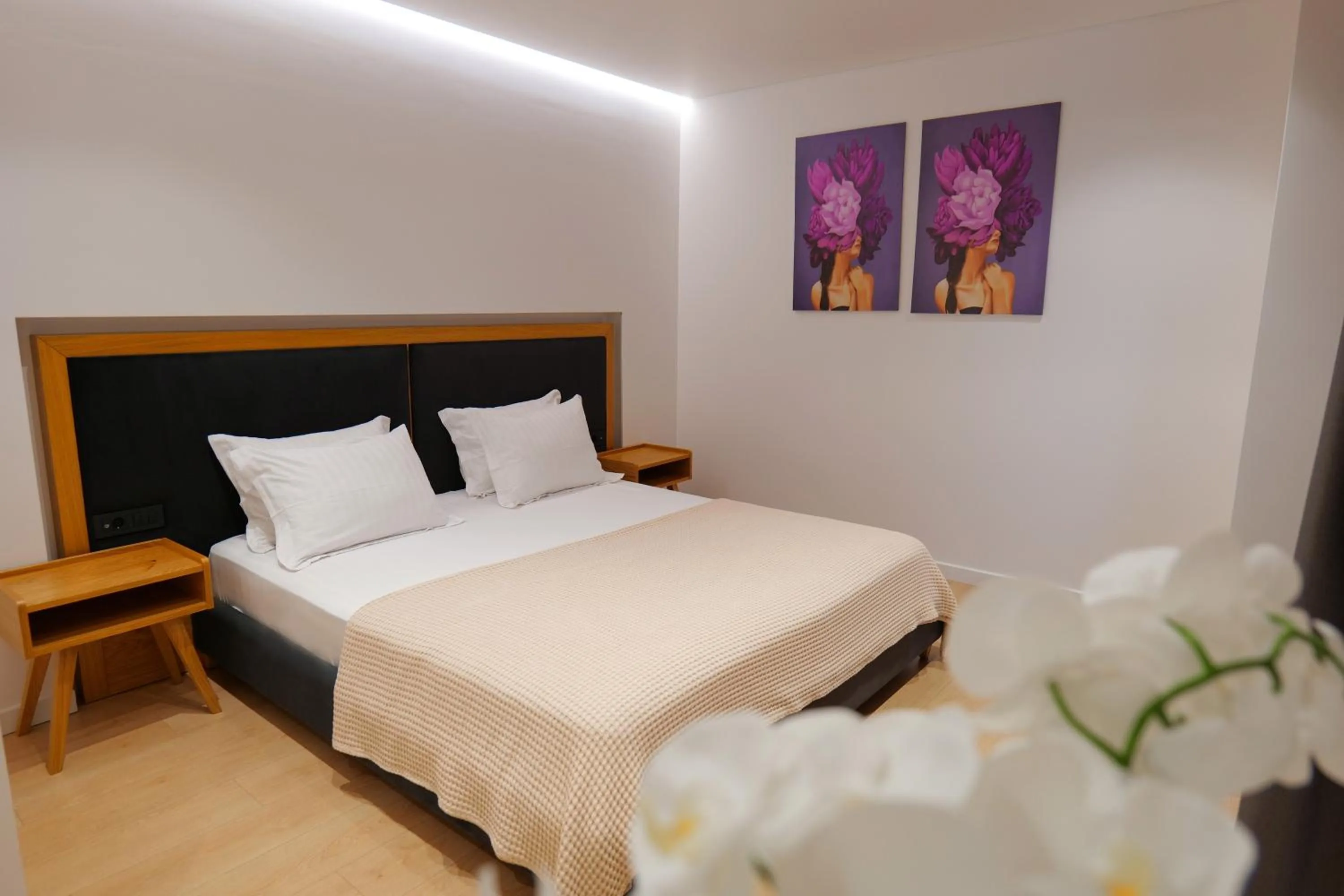 Bedroom, Bed in Hotel Nertili