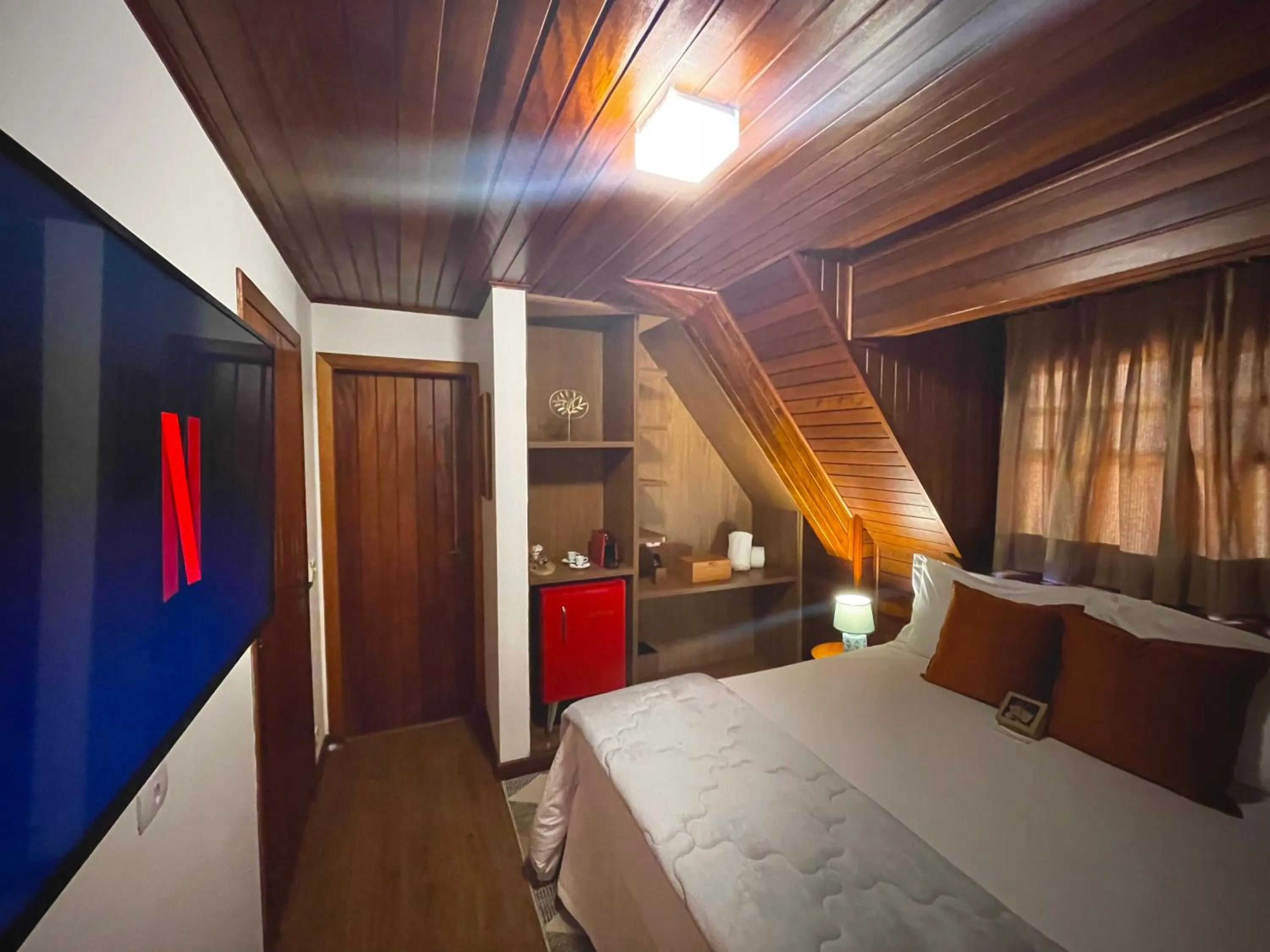 Bed in Casa Três Rios - Campos do Jordão