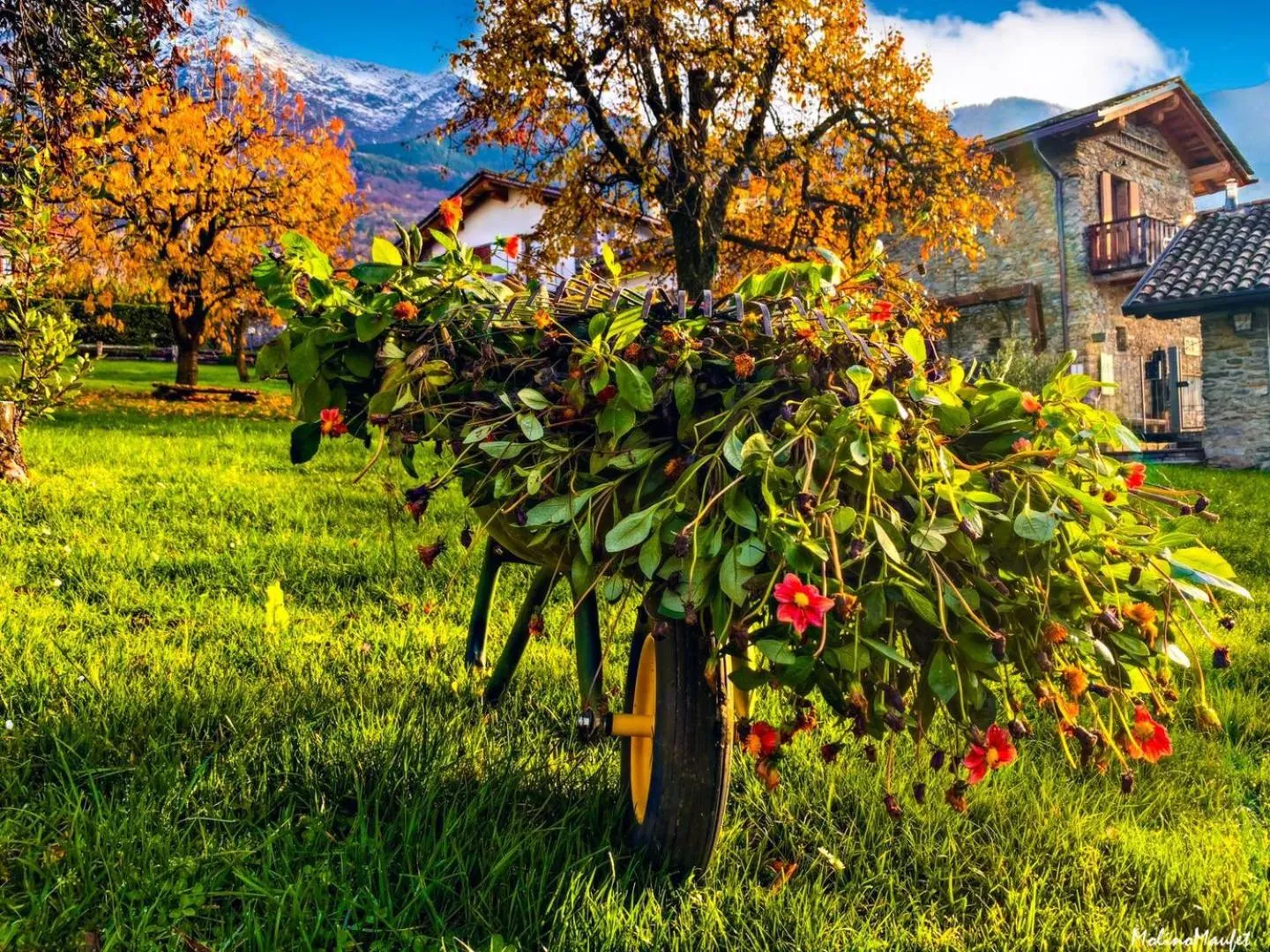 Garden in Alle Macine - Historic Molino Maufet Watermill - Lake Como
