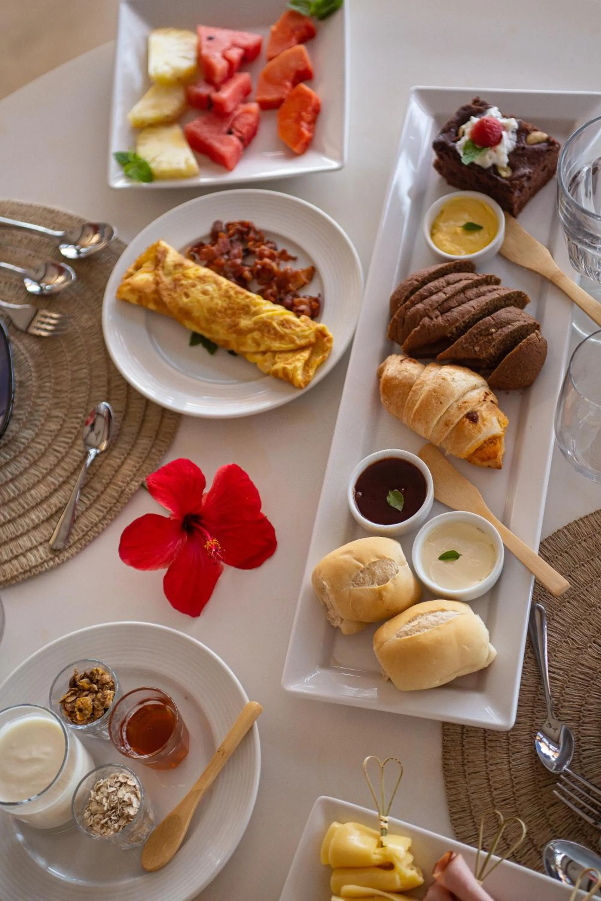 Breakfast in Pousada Ecológica Akanã