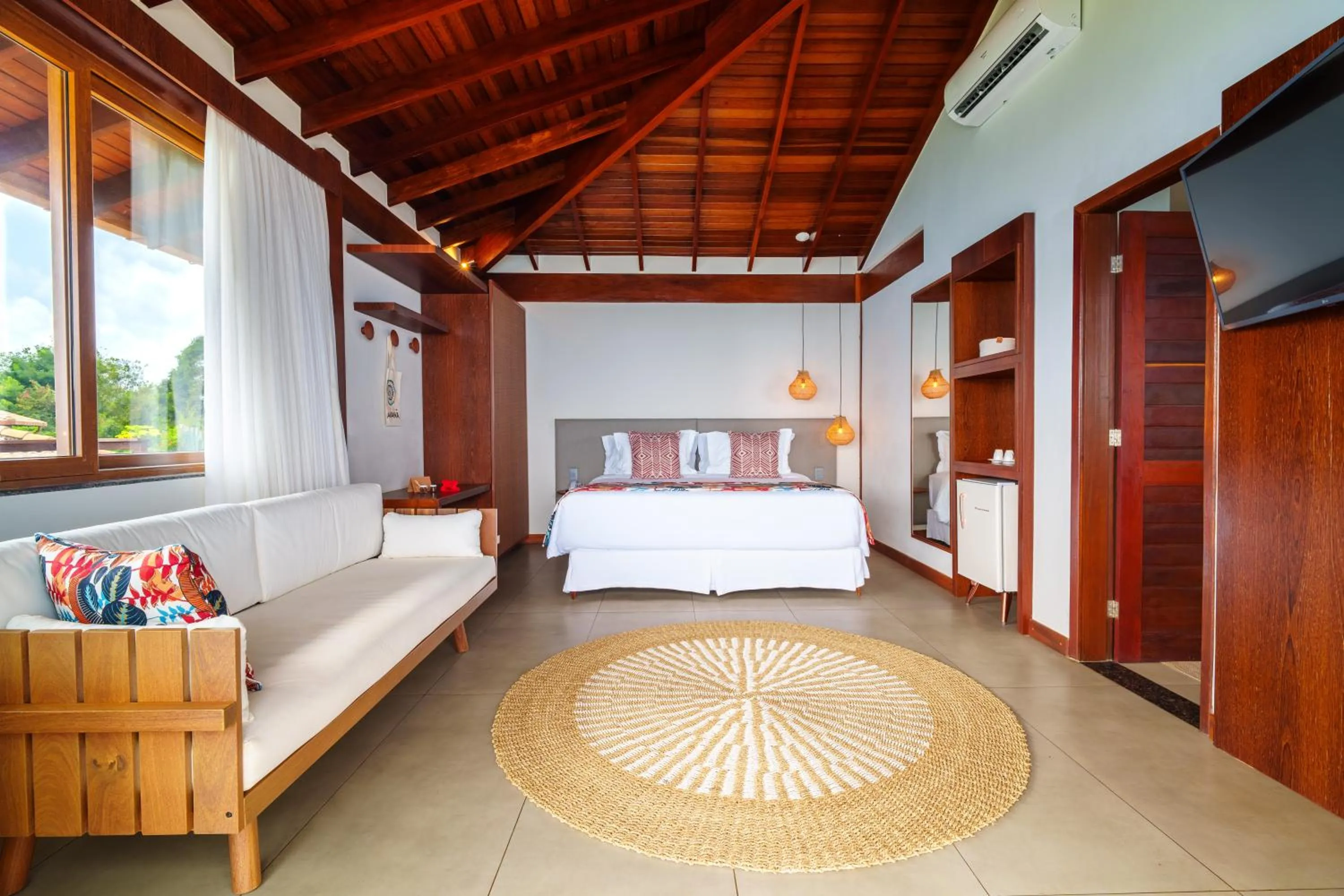 Photo of the whole room, Bed in Pousada Ecológica Akanã