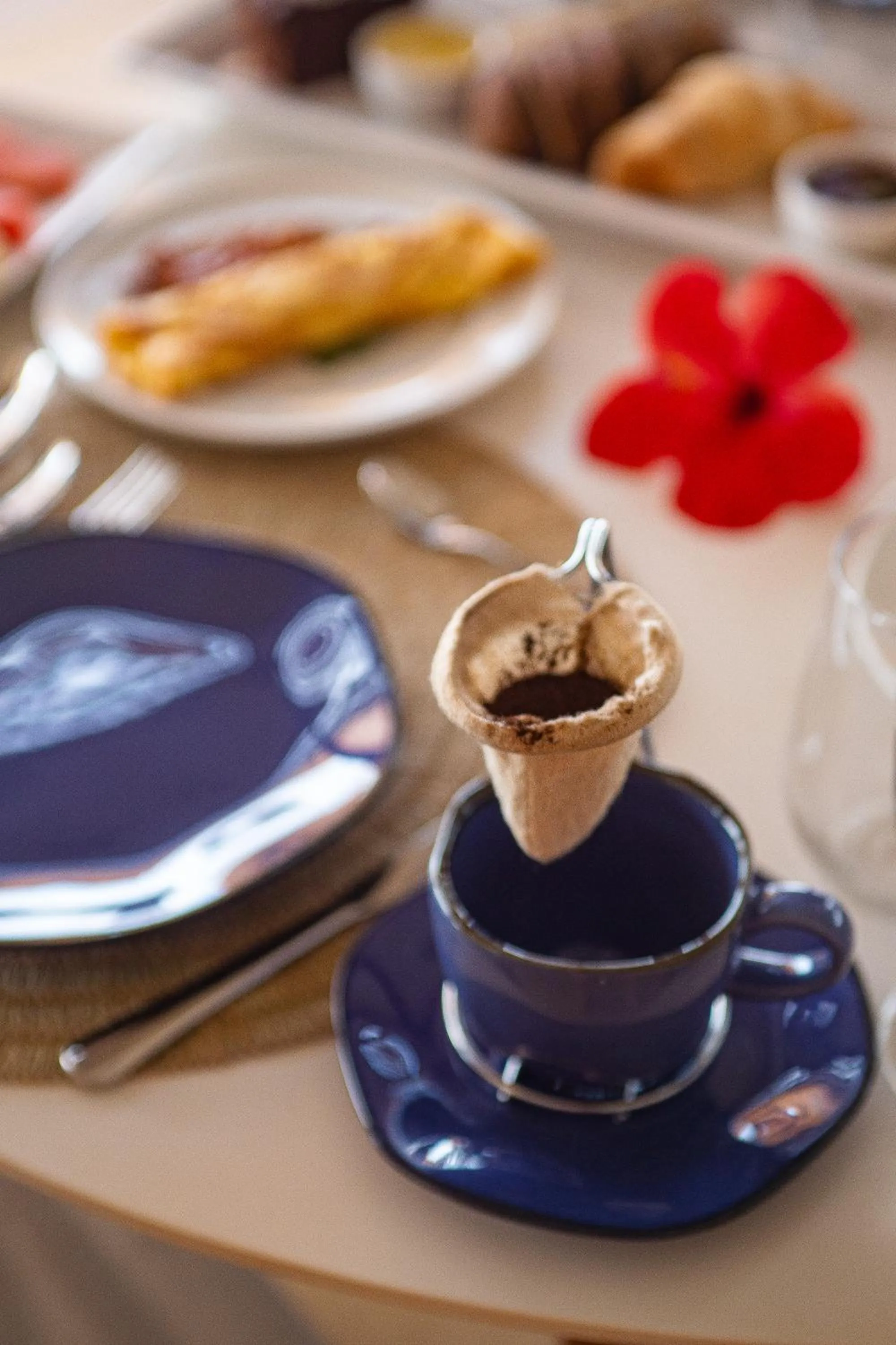 Breakfast in Pousada Ecológica Akanã