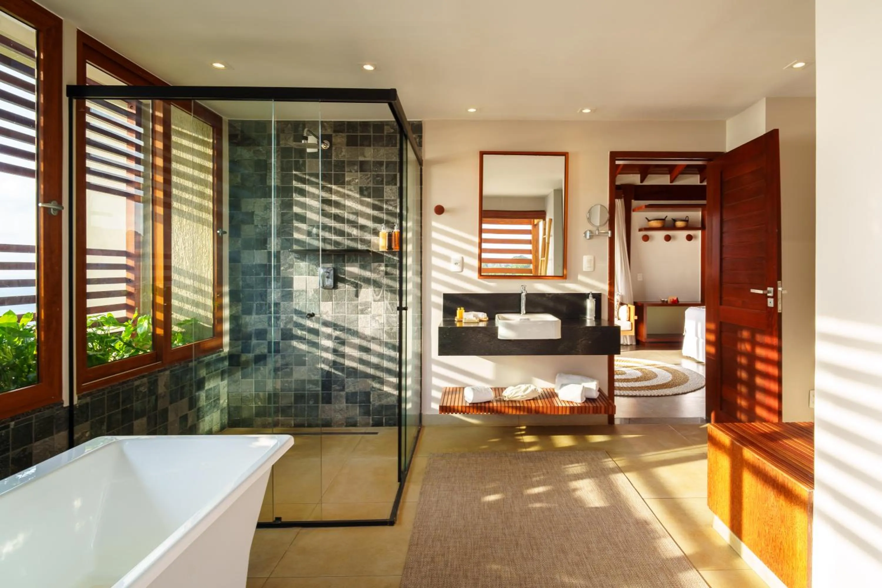 Bed in Pousada Ecológica Akanã