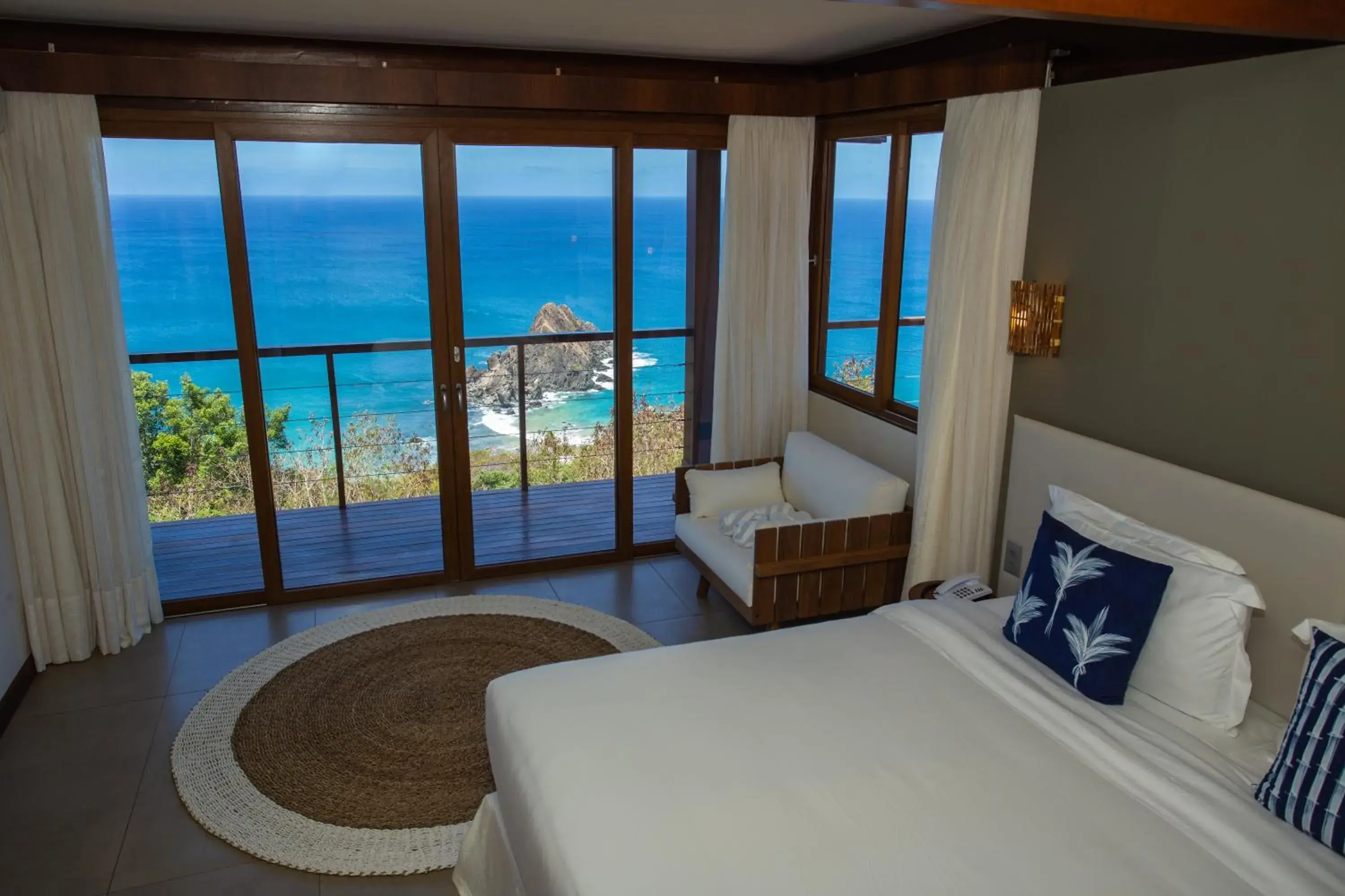 Double Room with Sea View in Pousada Ecológica Akanã Double Room with Sea View in Pousada Ecológica Akanã