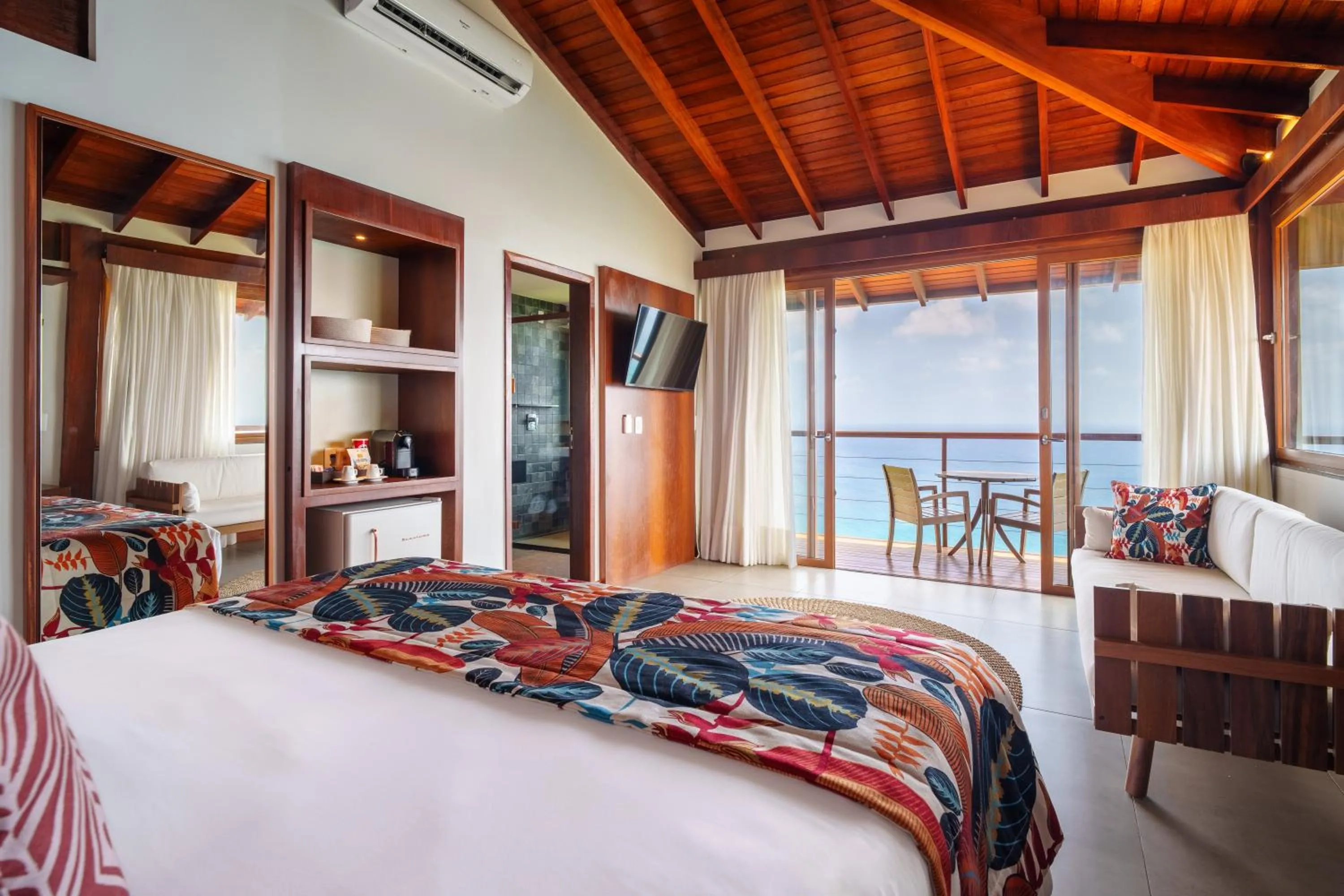 Bed in Pousada Ecológica Akanã