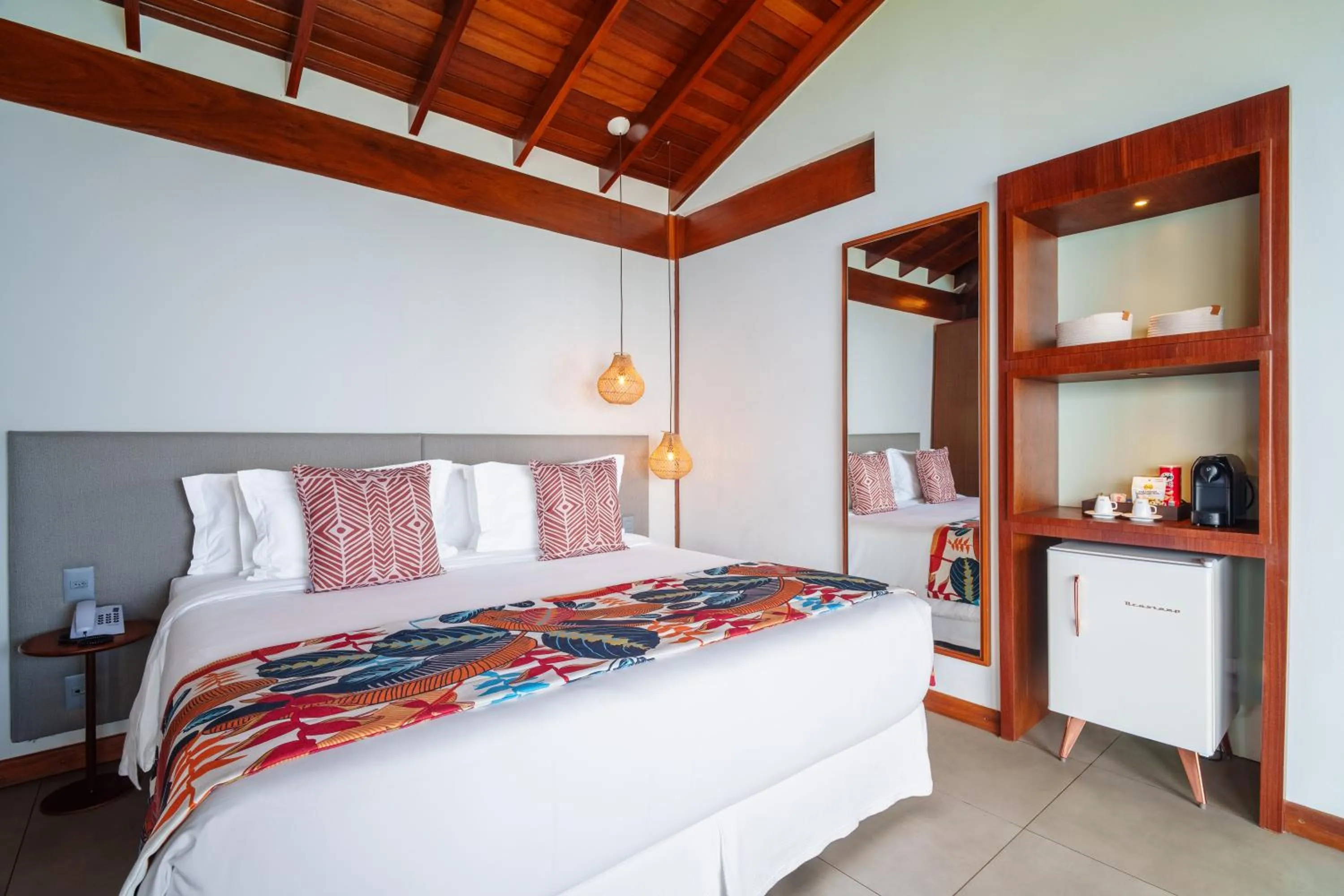 Bed in Pousada Ecológica Akanã