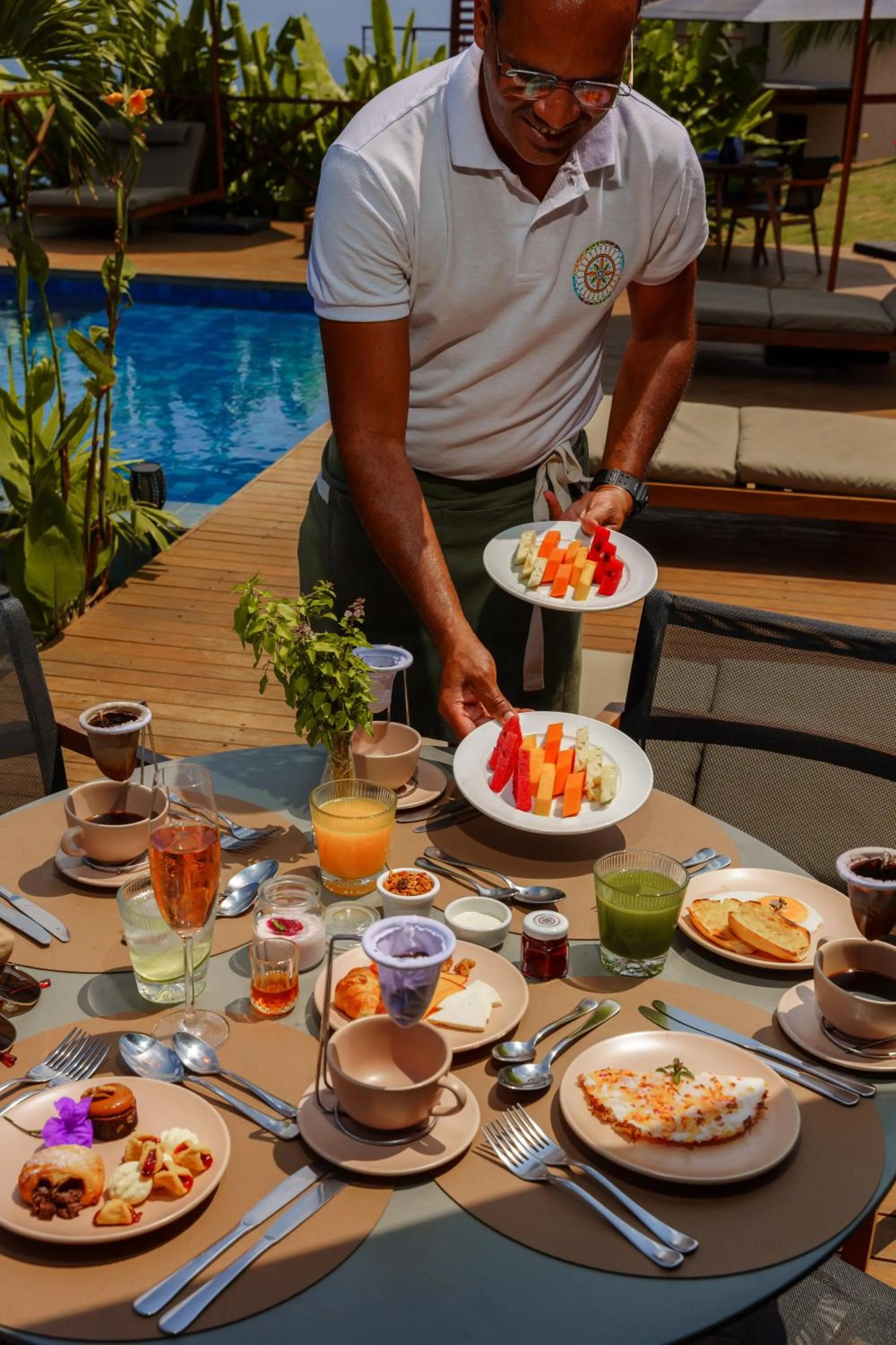 Breakfast in Pousada Ecológica Akanã