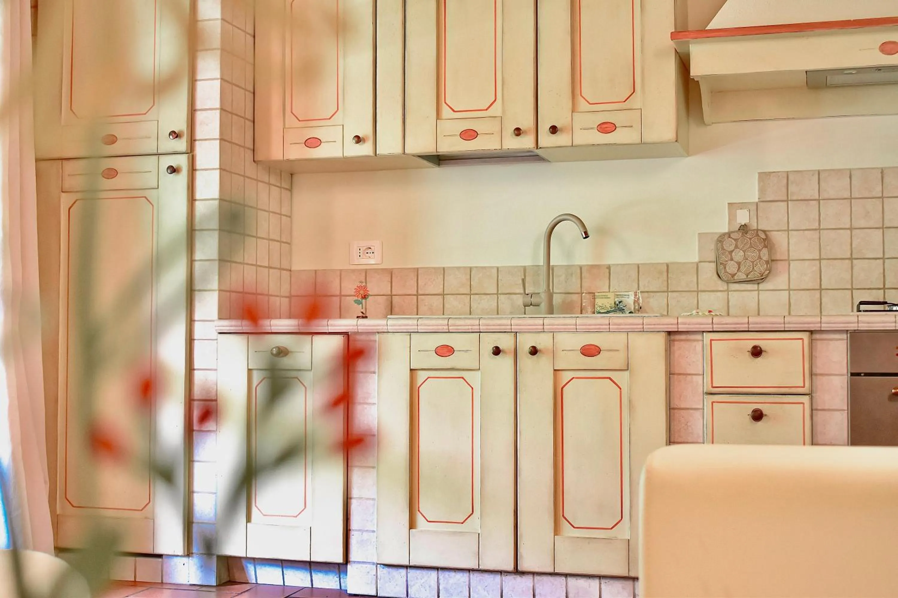 Kitchen or kitchenette in Lebbiano Residence