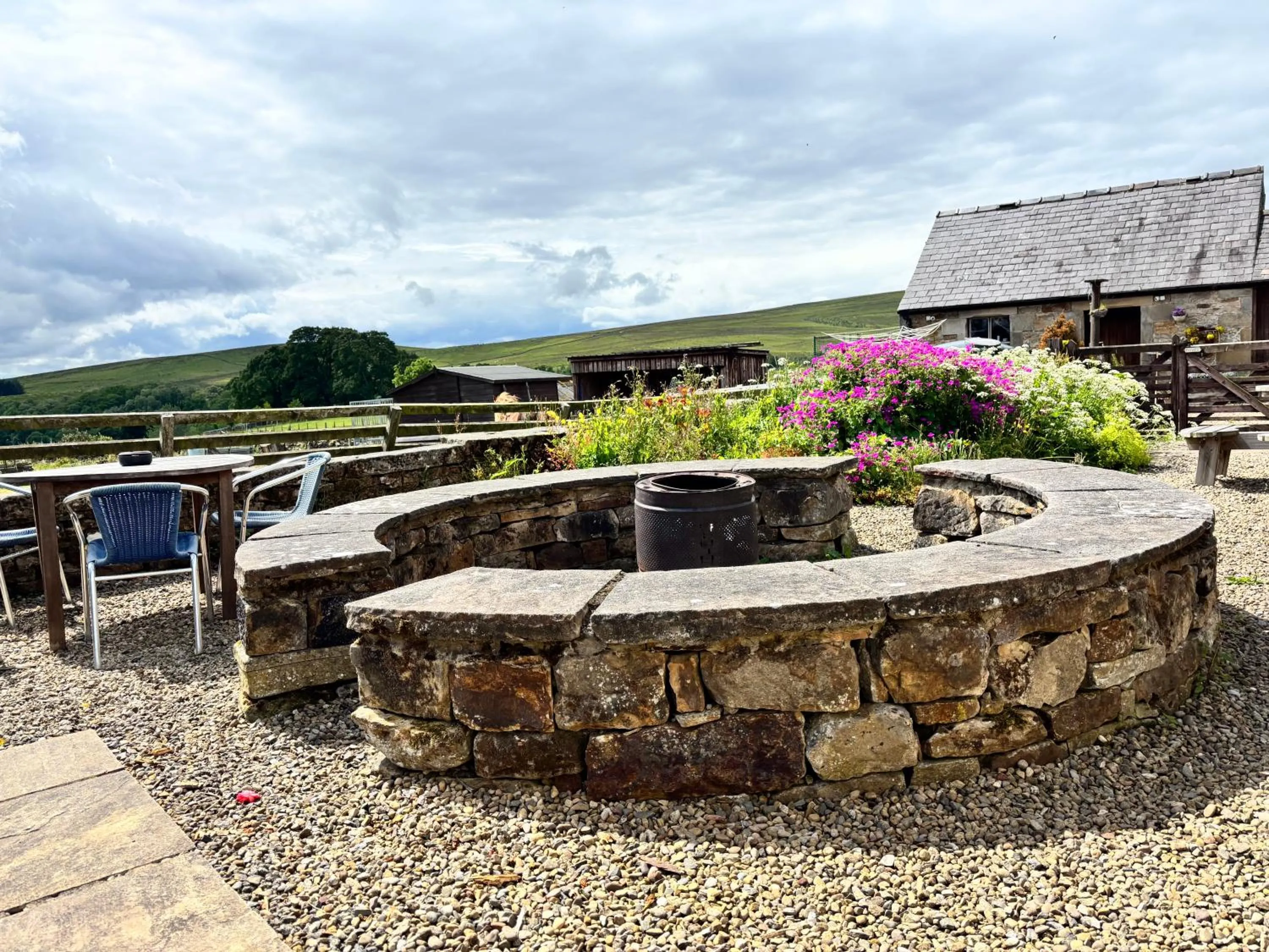 Garden in Hollybush Inn