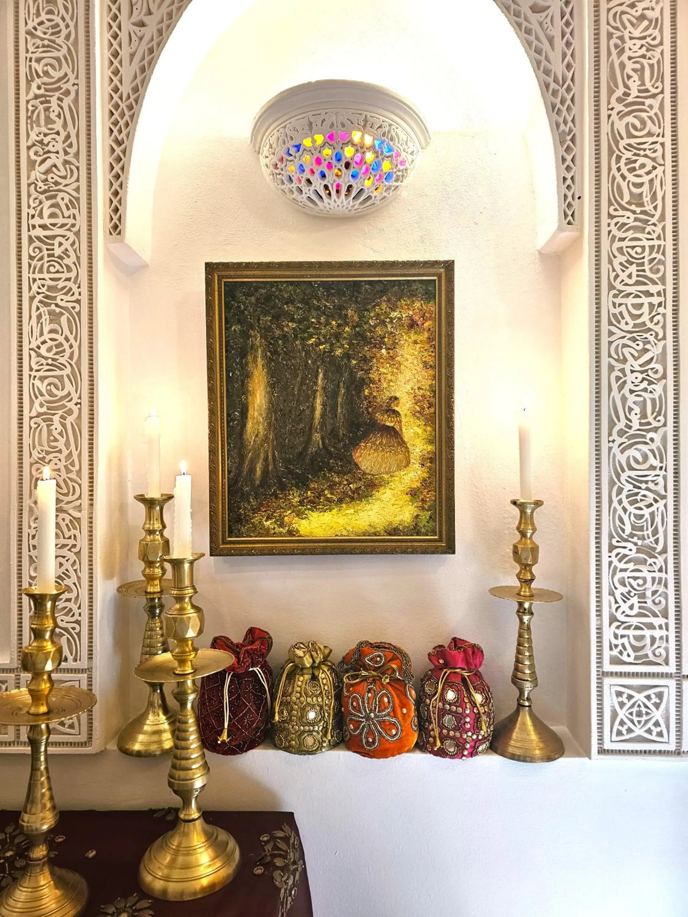 Decorative detail in Riad Jnane d'Ô