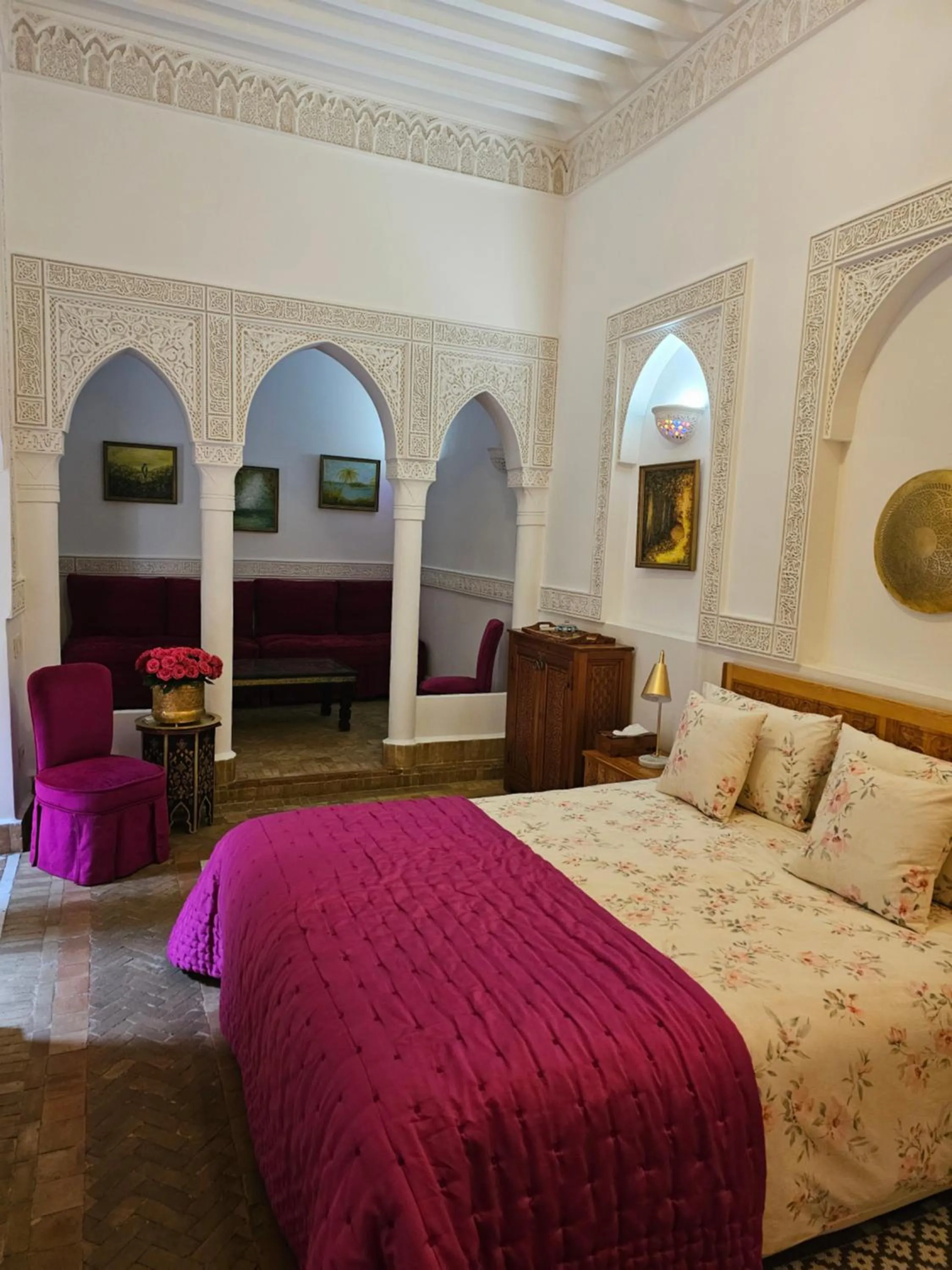 Bedroom in Riad Jnane d'Ô