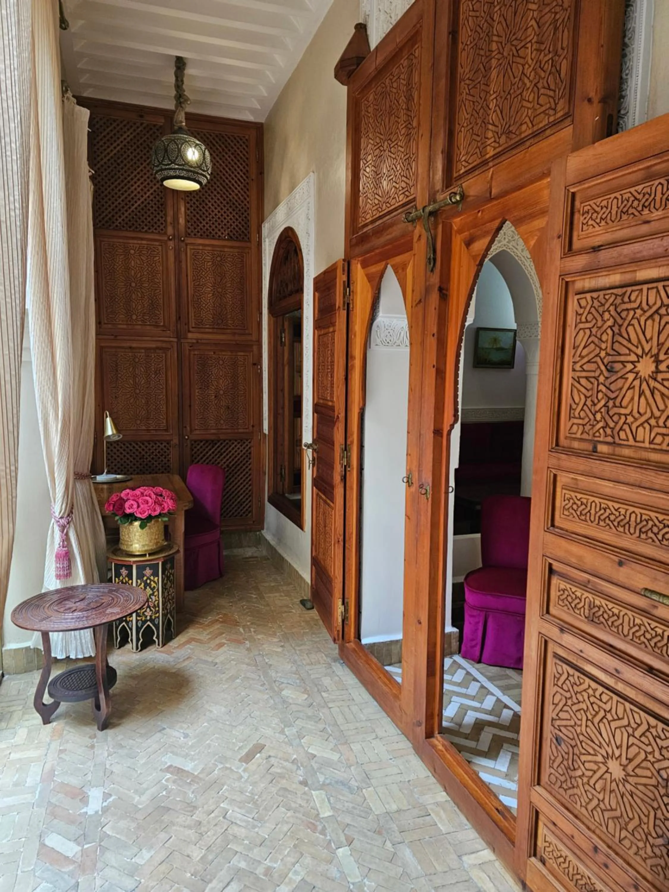 Decorative detail in Riad Jnane d'Ô