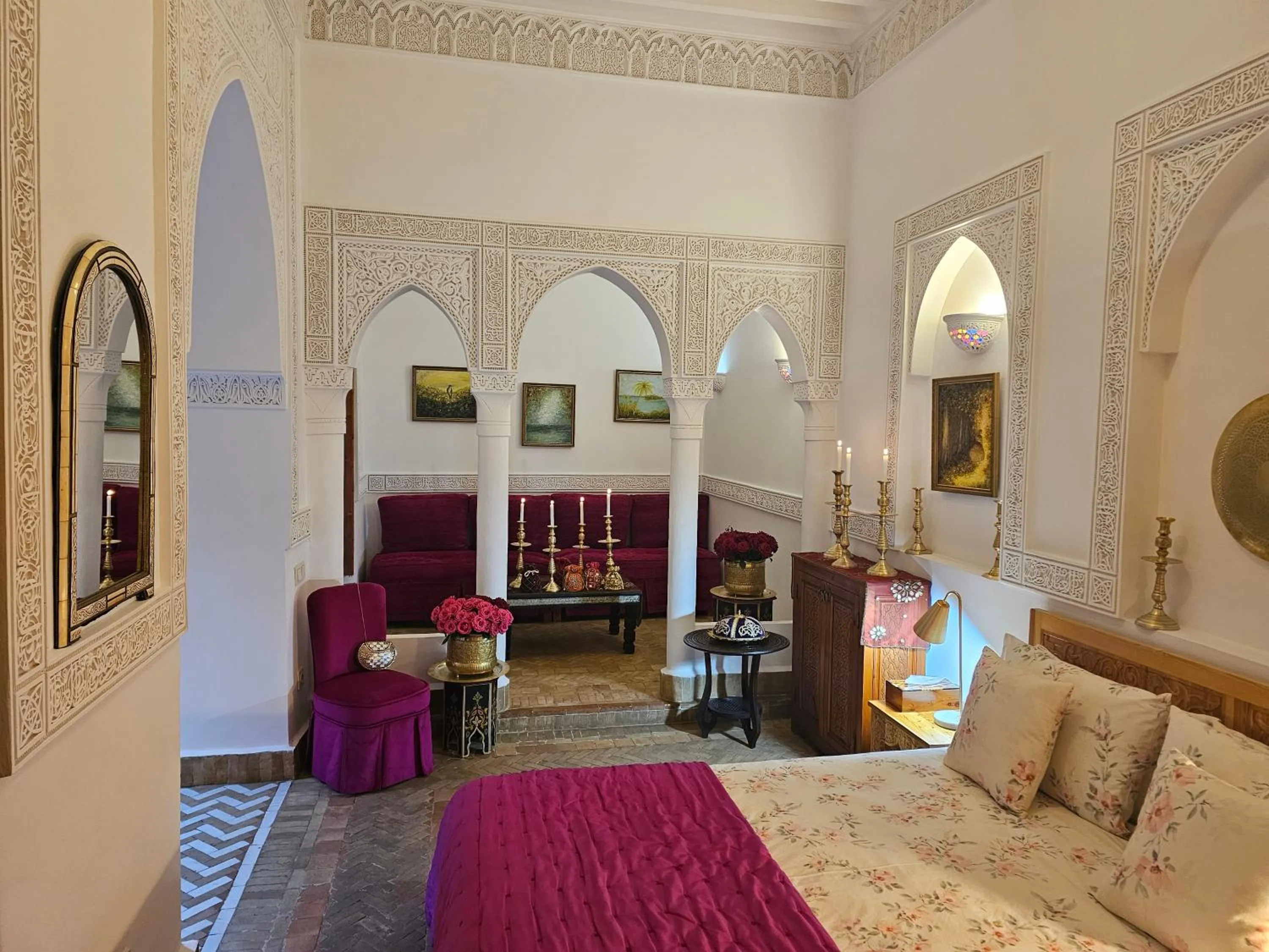 Bedroom in Riad Jnane d'Ô