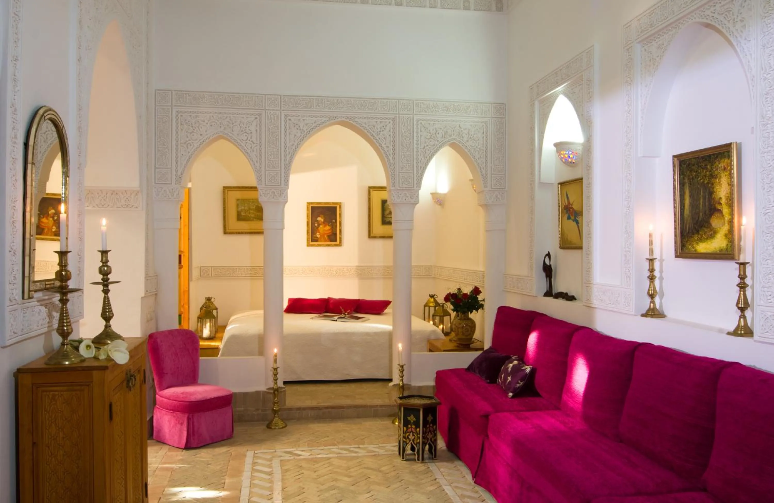 Photo of the whole room in Riad Jnane d'Ô