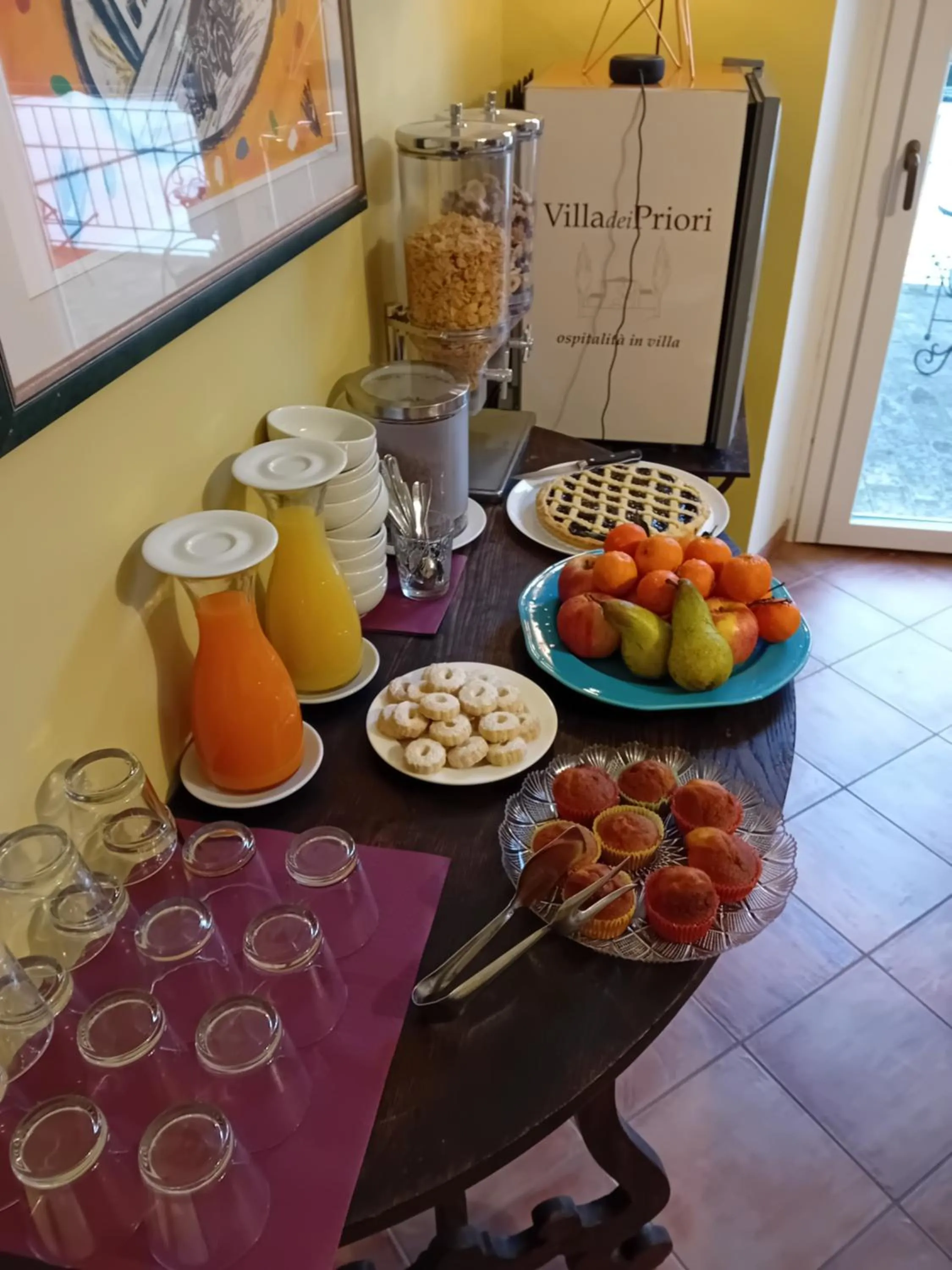 Breakfast in B&B Villa Dei Priori