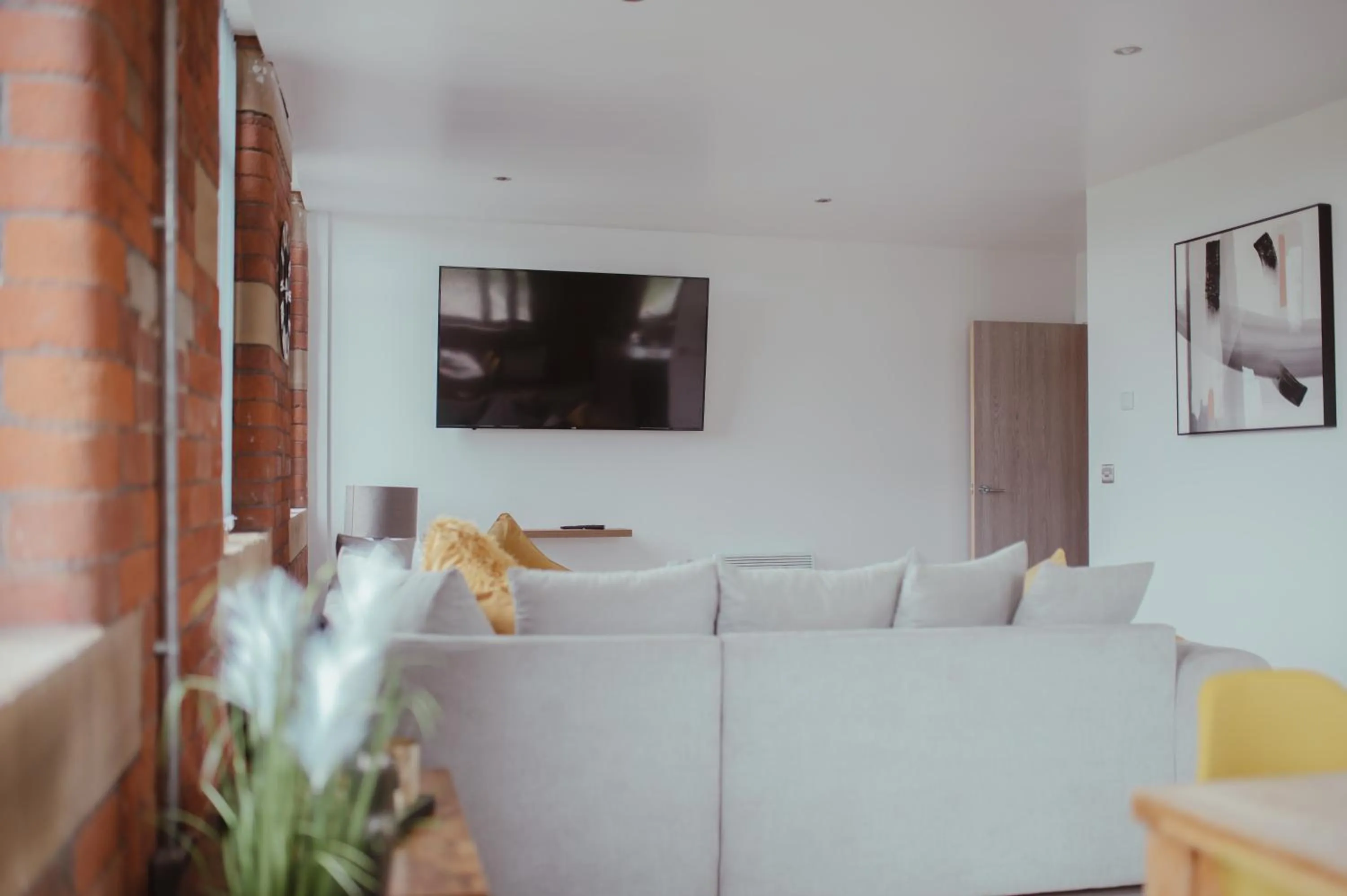Living room in Bv Luxury Apartment Penthouse Conditioning House