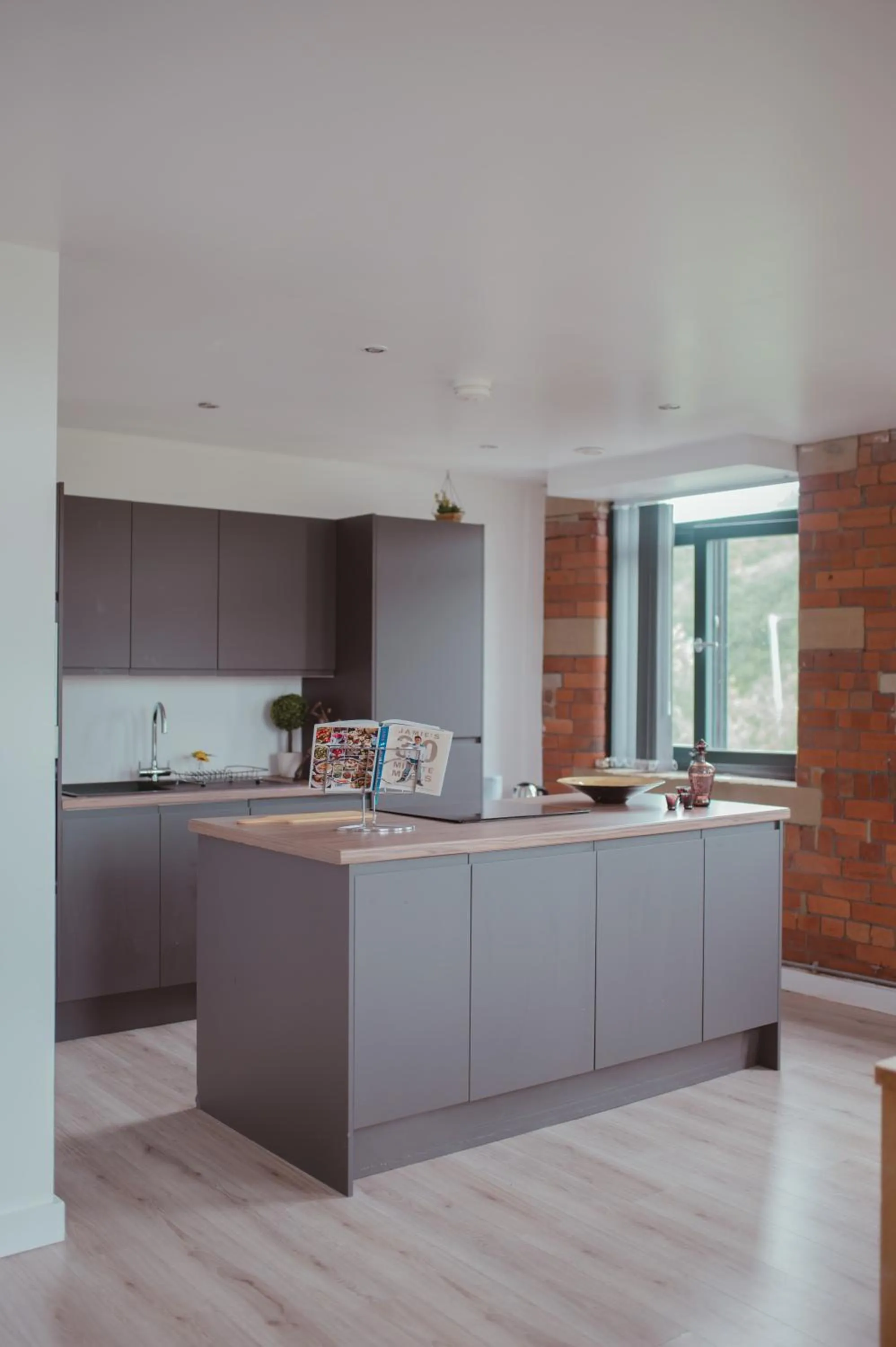 Kitchen or kitchenette in Bv Luxury Apartment Penthouse Conditioning House