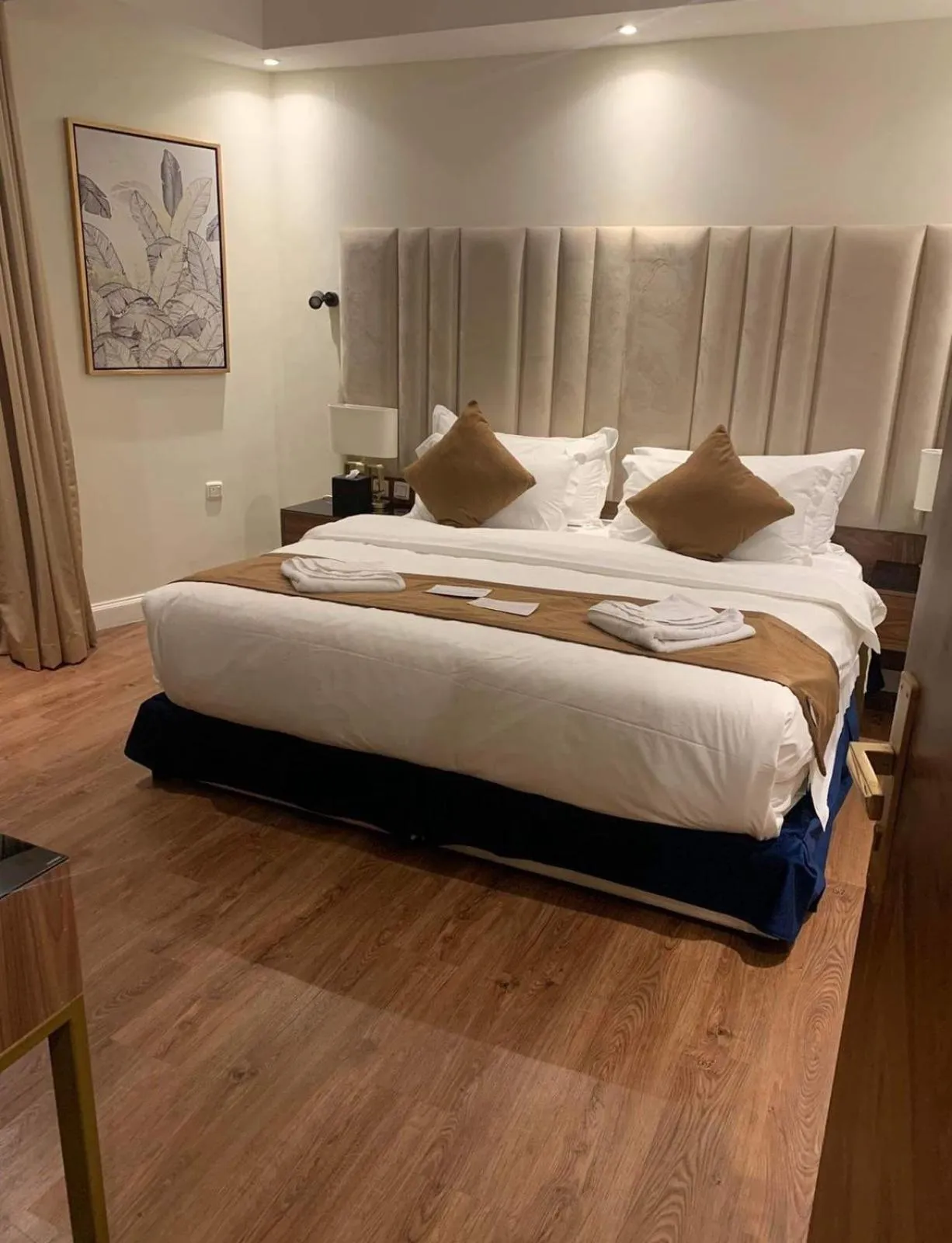 Bed in Smayah Residence Hotel - Riyadh Convention & Exhibition center