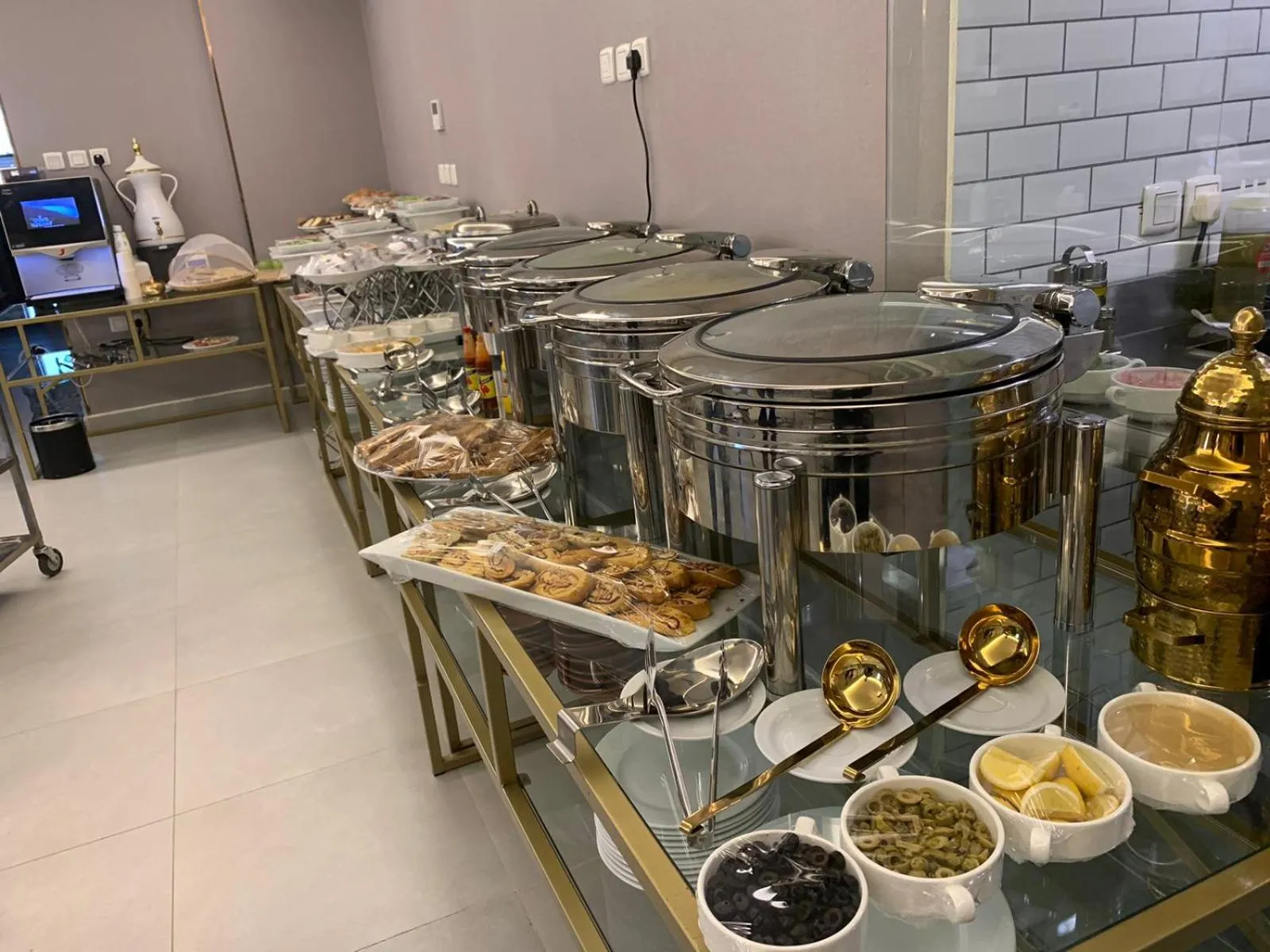 Breakfast in Smayah Residence Hotel - Riyadh Convention & Exhibition center