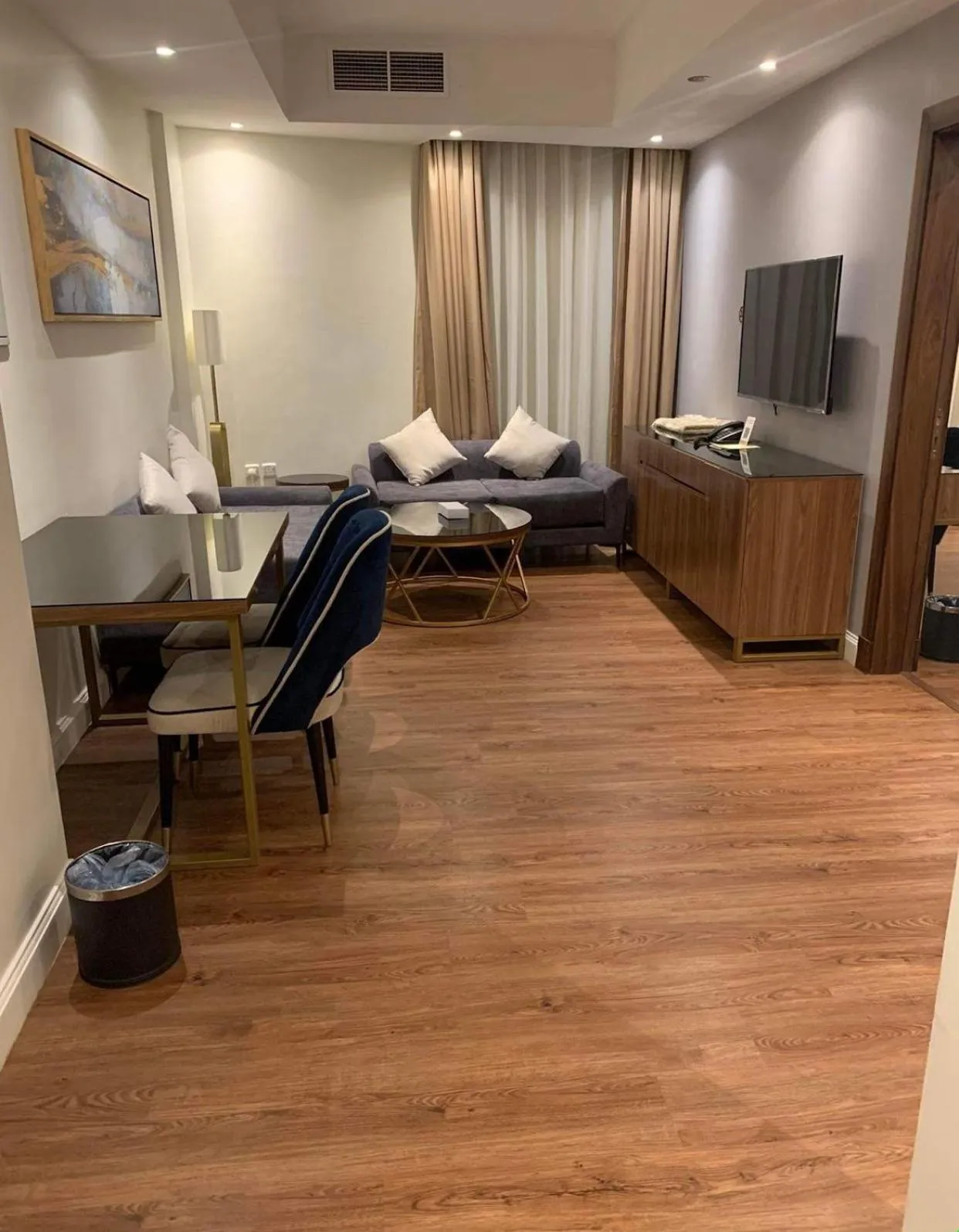 Bed in Smayah Residence Hotel - Riyadh Convention & Exhibition center