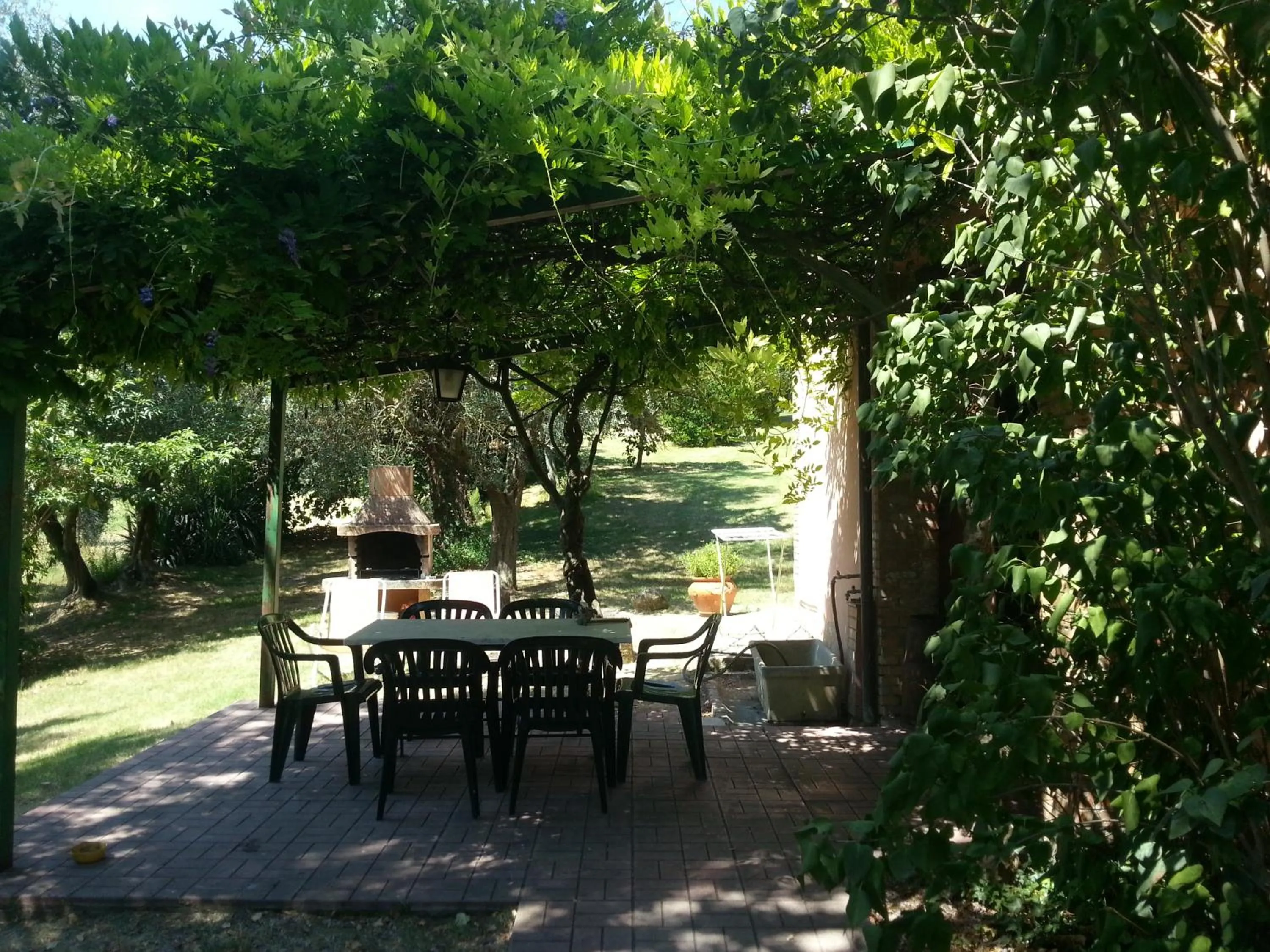 Garden view in Il Borghetto