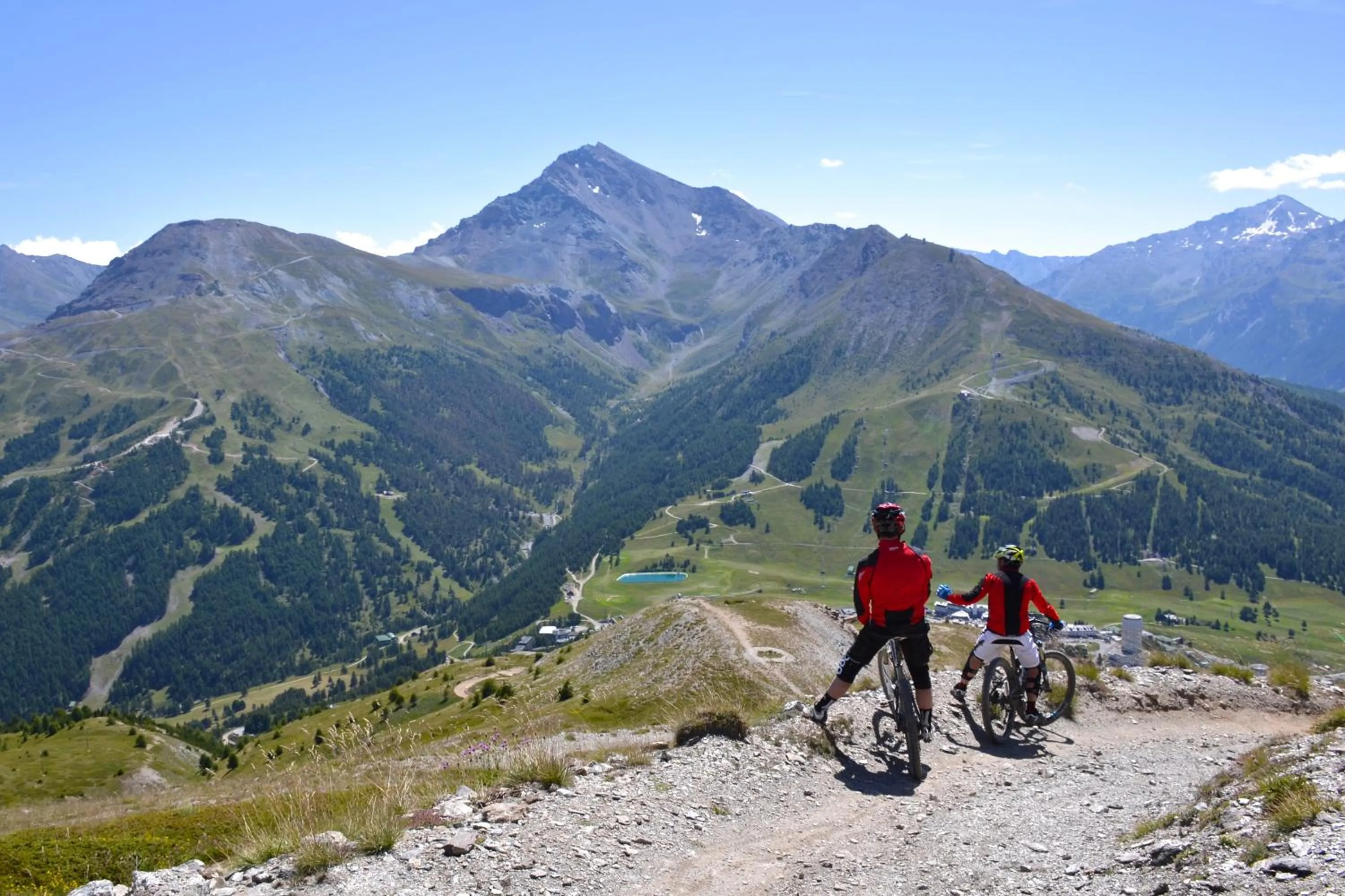 Cycling in TH Sestriere - Villaggio Olimpico
