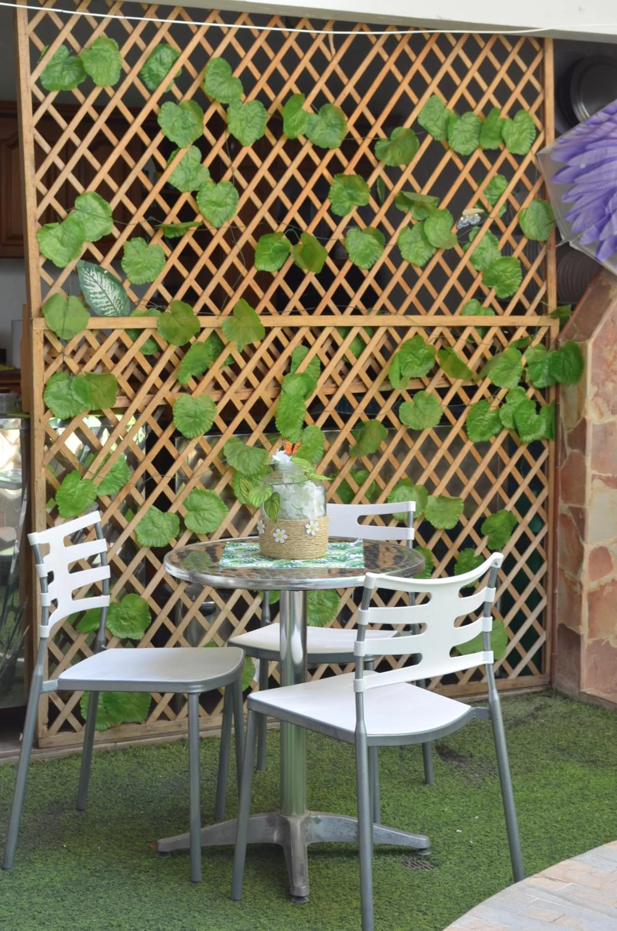 Patio in Hotel Primavera Santa Fe