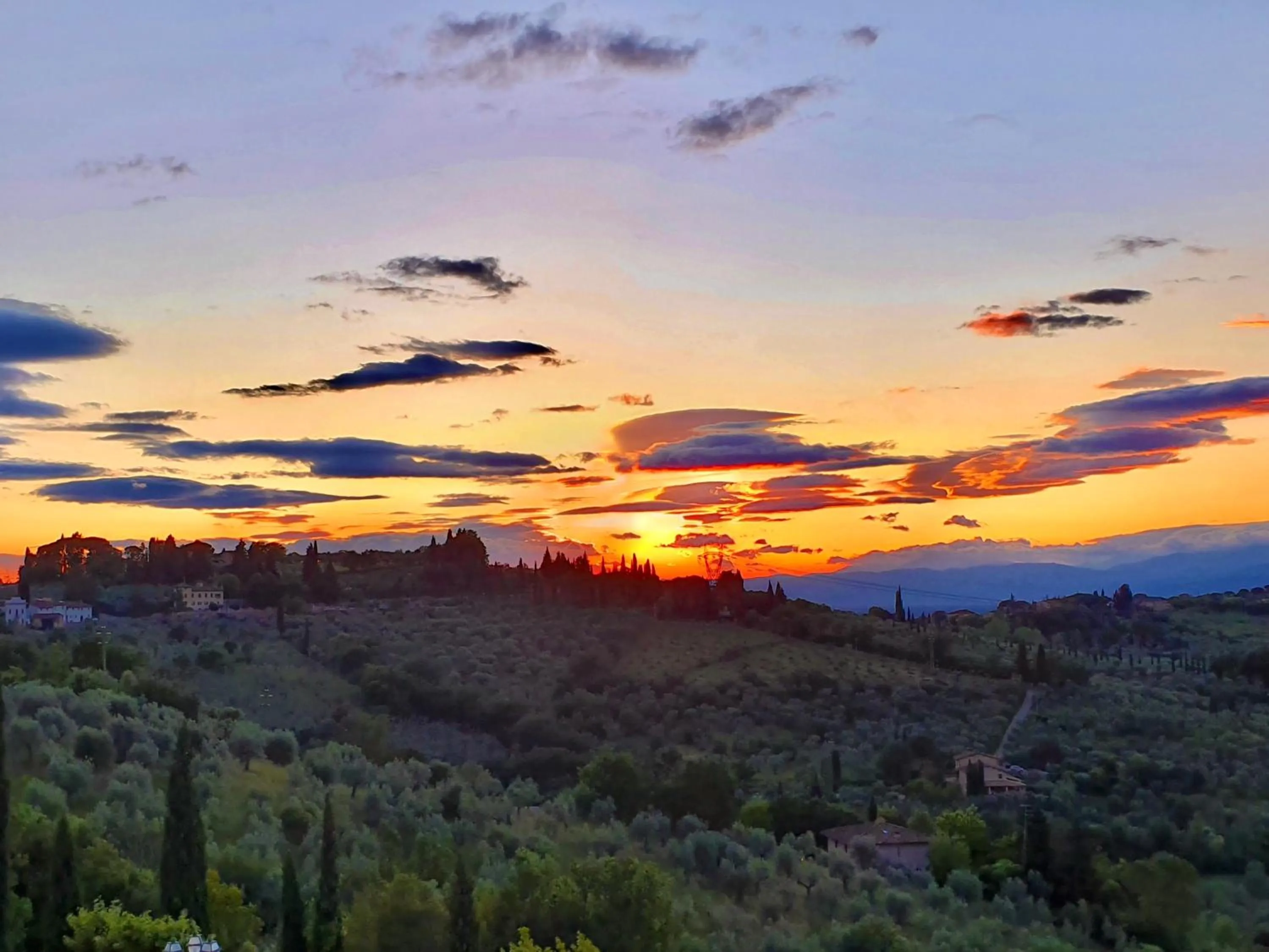 Sunset in Residenza Il Colle