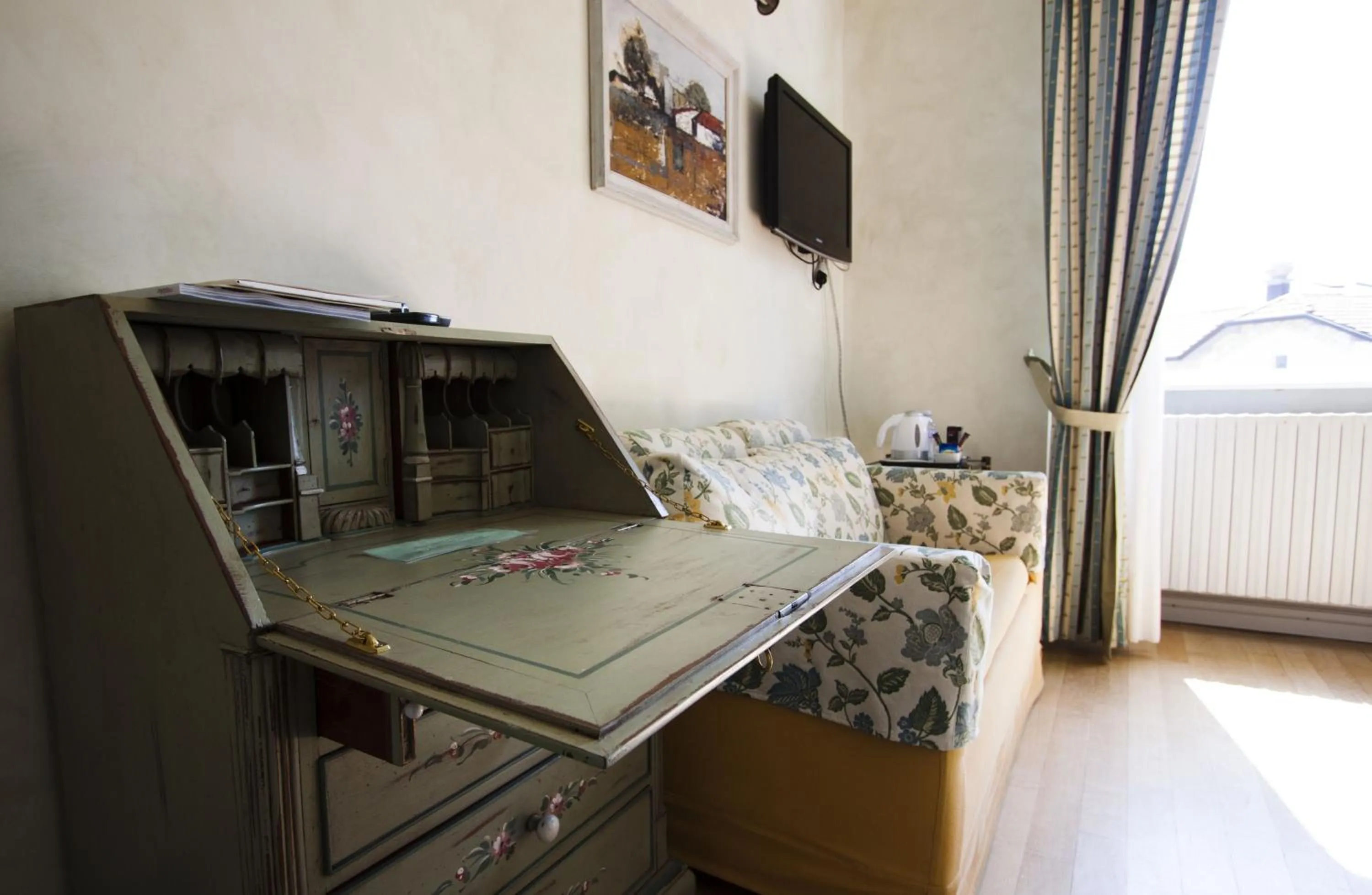 Decorative detail in Hotel Posta