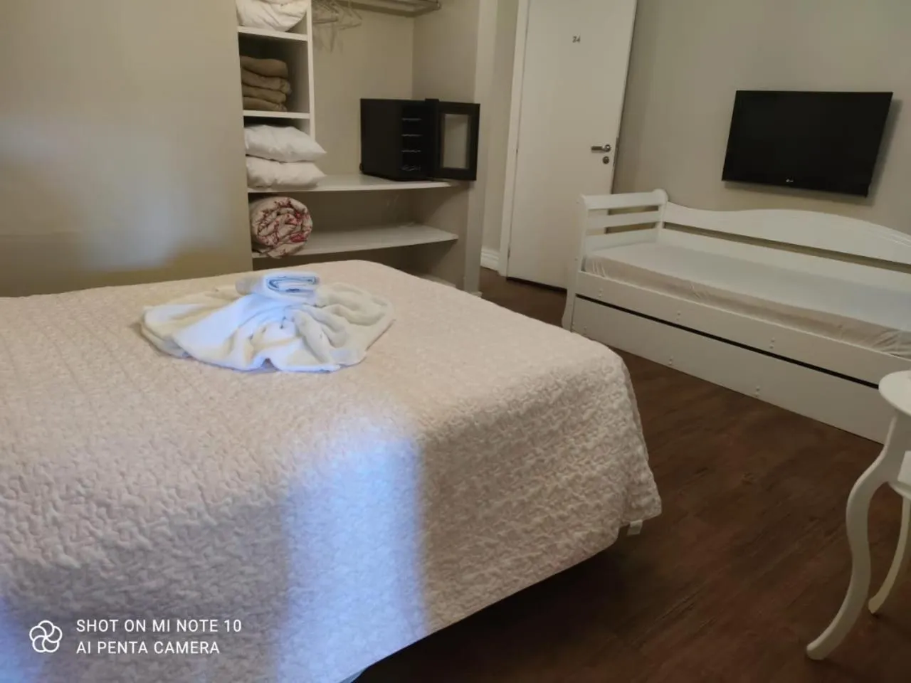 Bed in Pousada Château dos Fontes