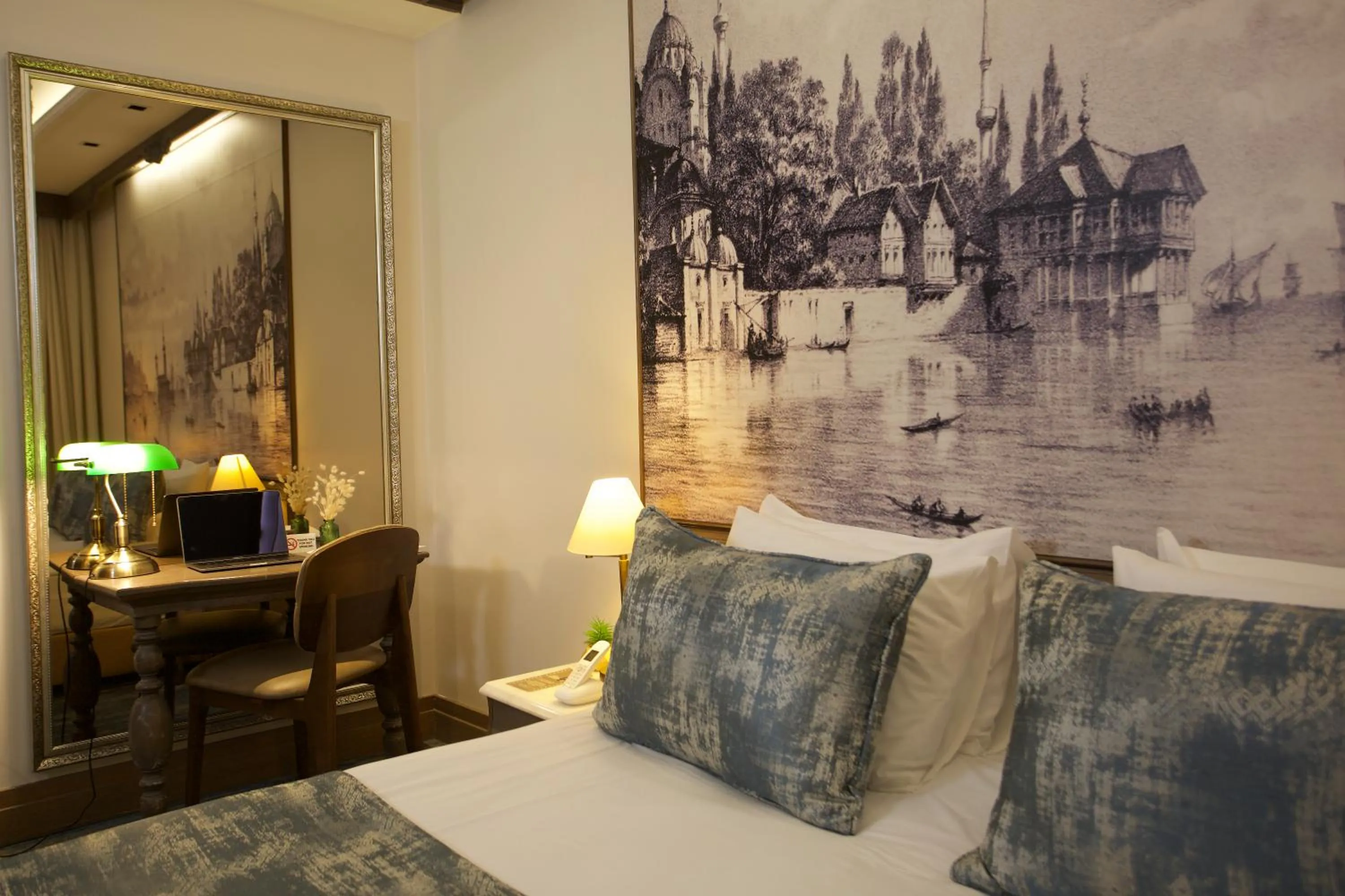 Living room, Bed in Pierre Loti Hotel Old City- Special Category