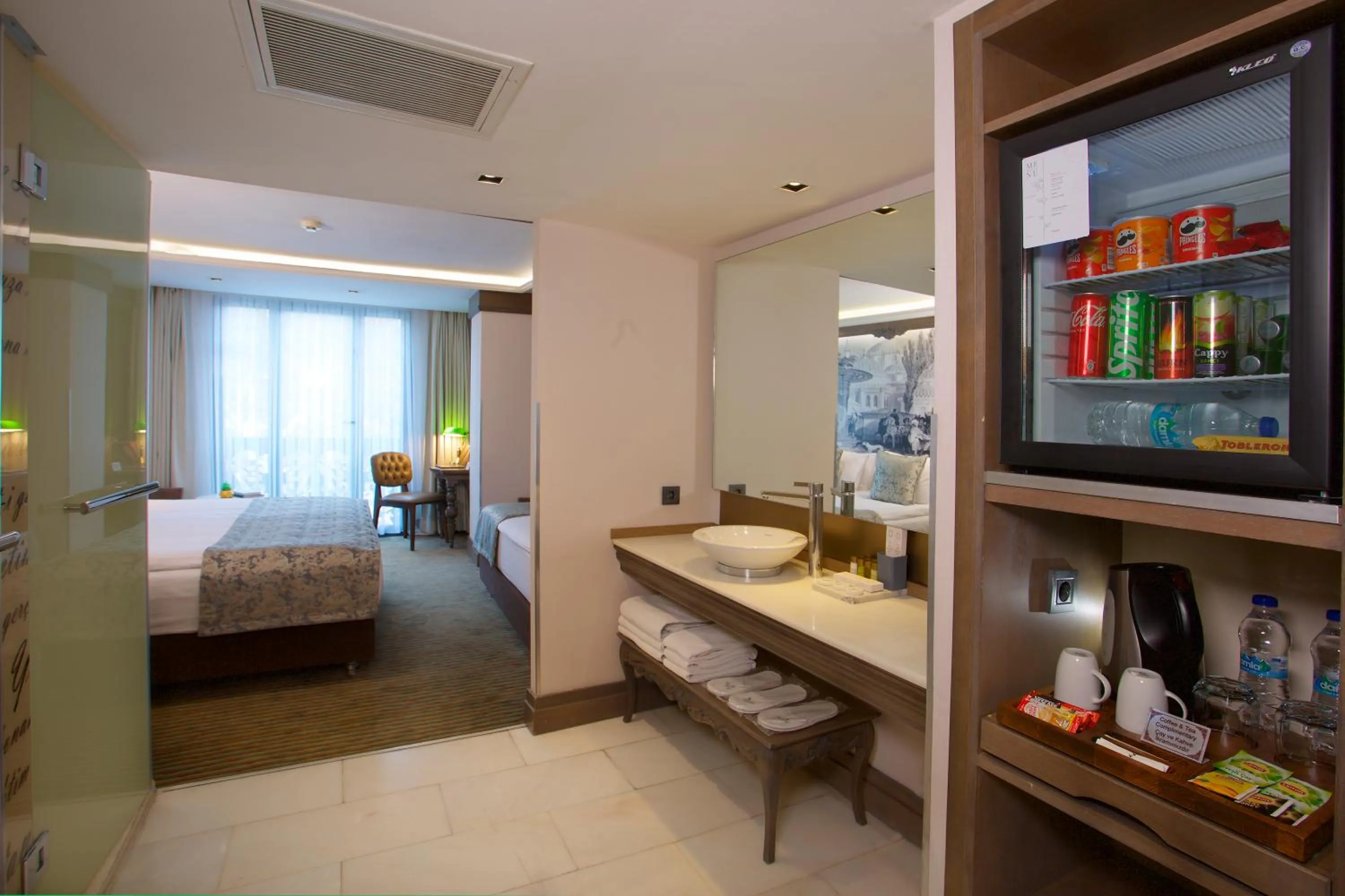 View (from property/room), Bed in Pierre Loti Hotel Old City- Special Category