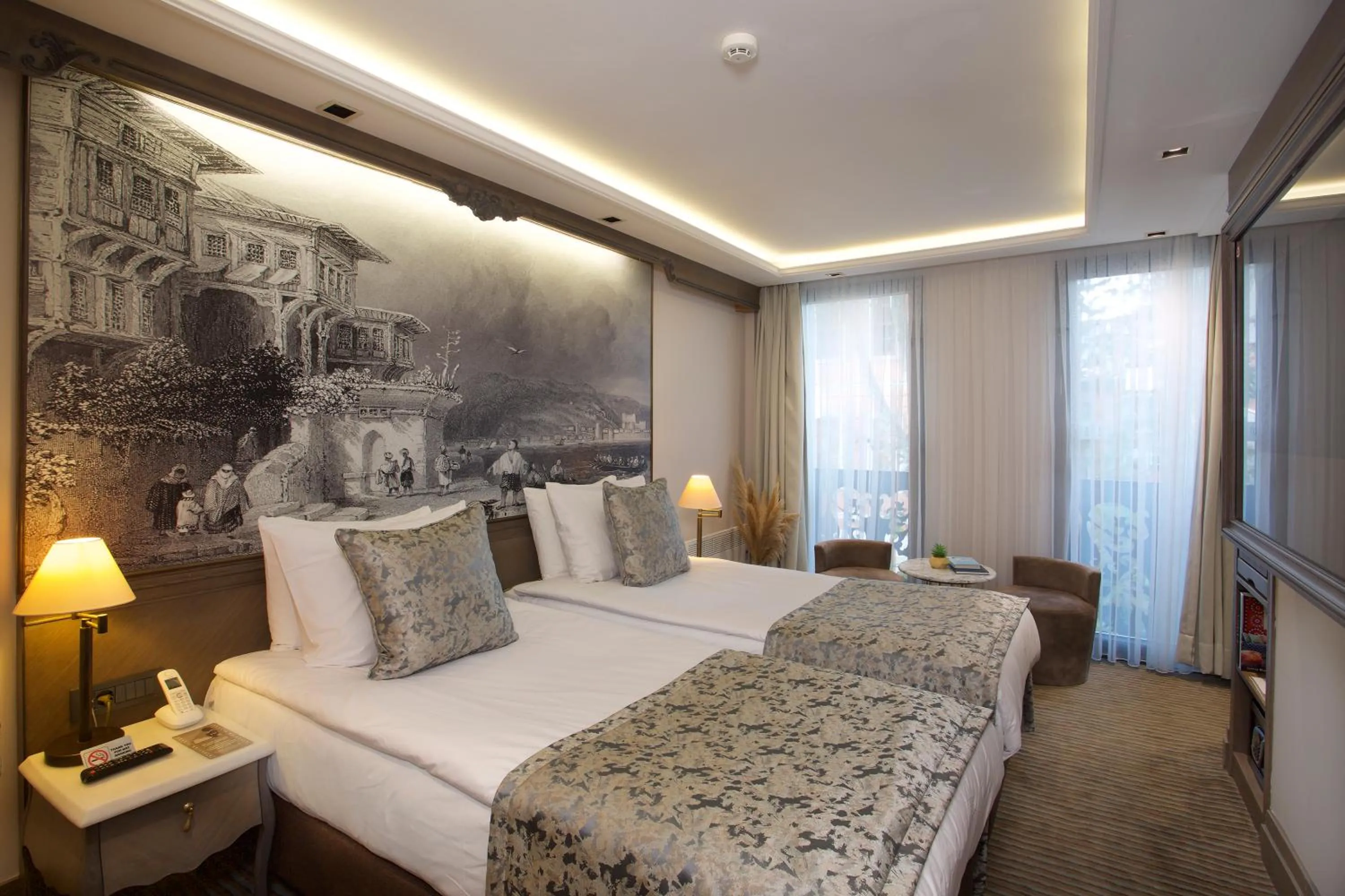 Bed in Pierre Loti Hotel Old City- Special Category