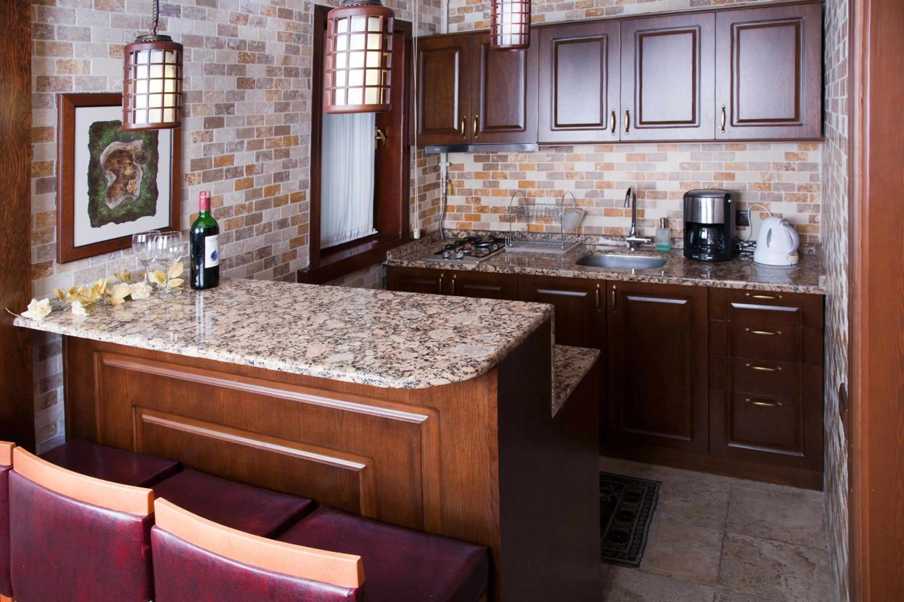 Kitchen or kitchenette in Sultanahmet Suites