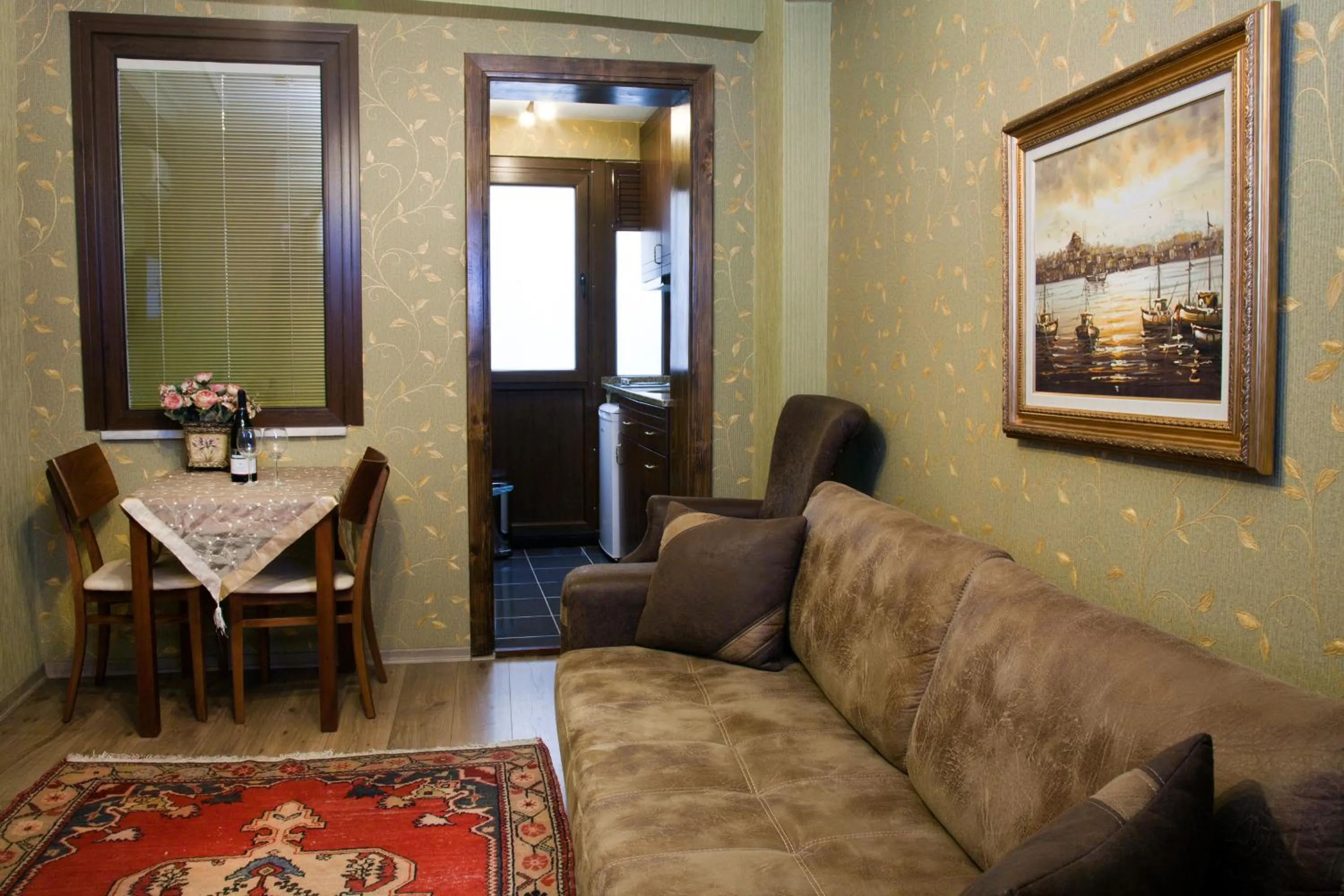 Living room in Sultanahmet Suites