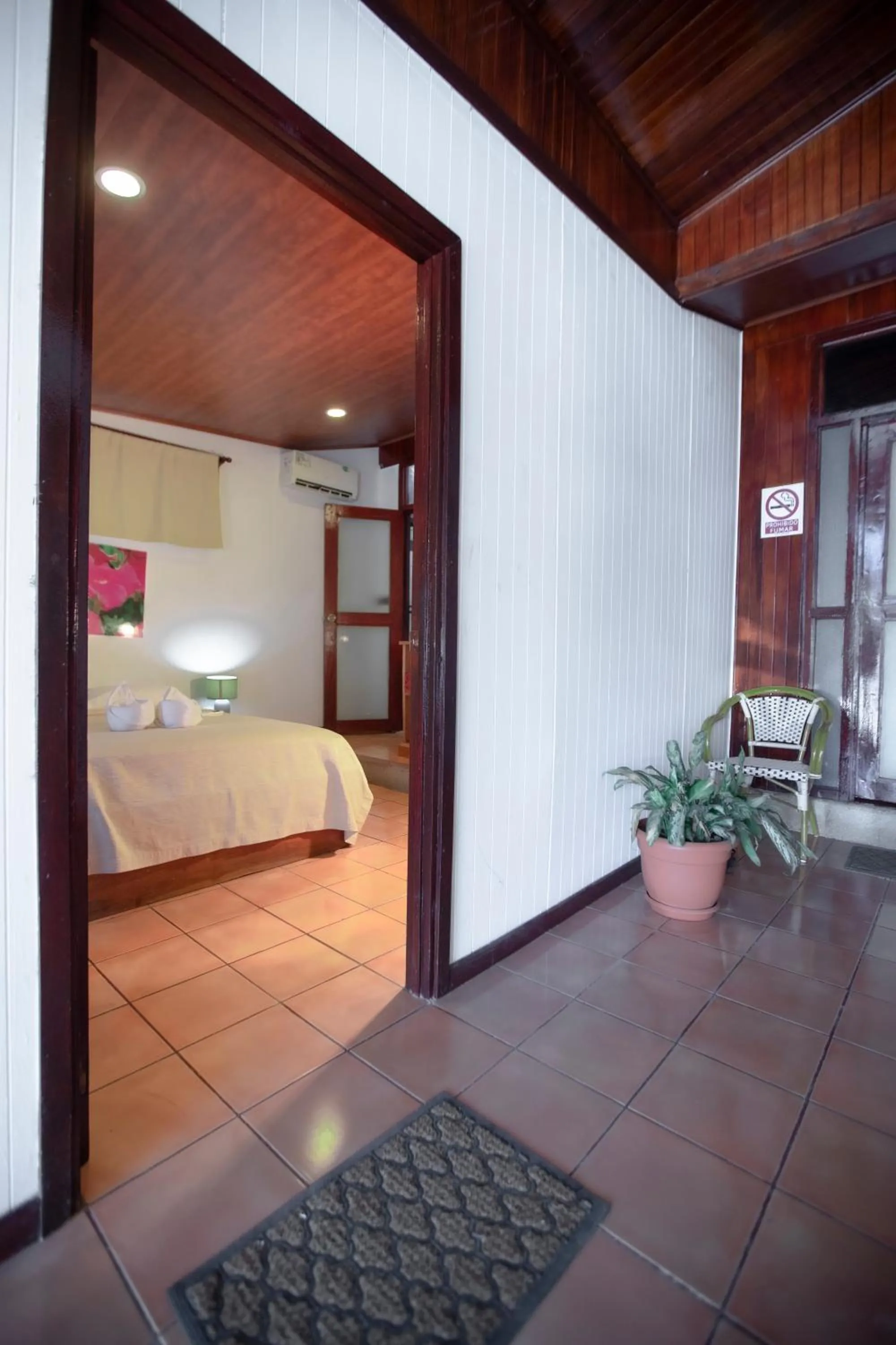 Bed in Hotel El Jardin