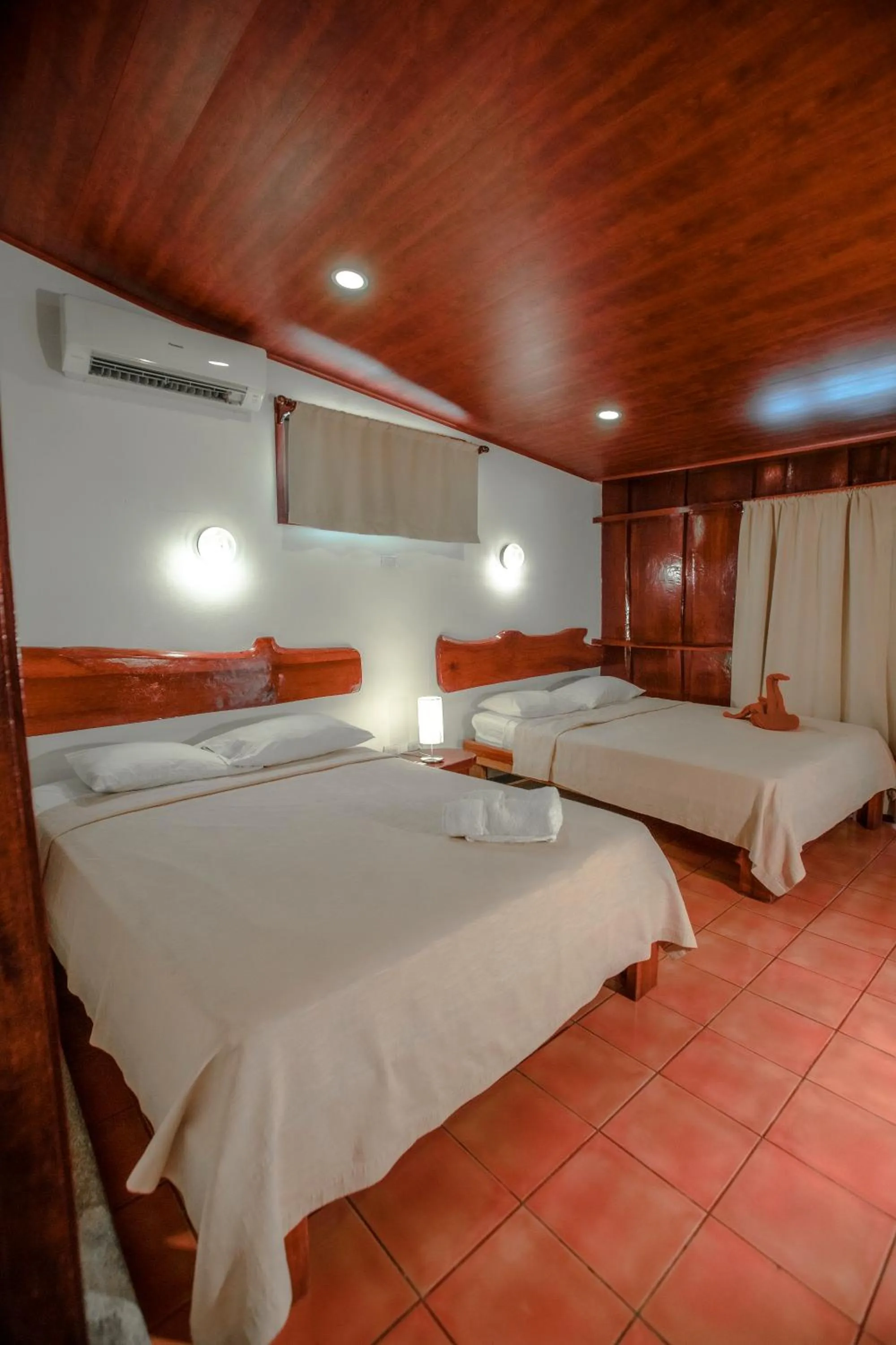 Bed in Hotel El Jardin